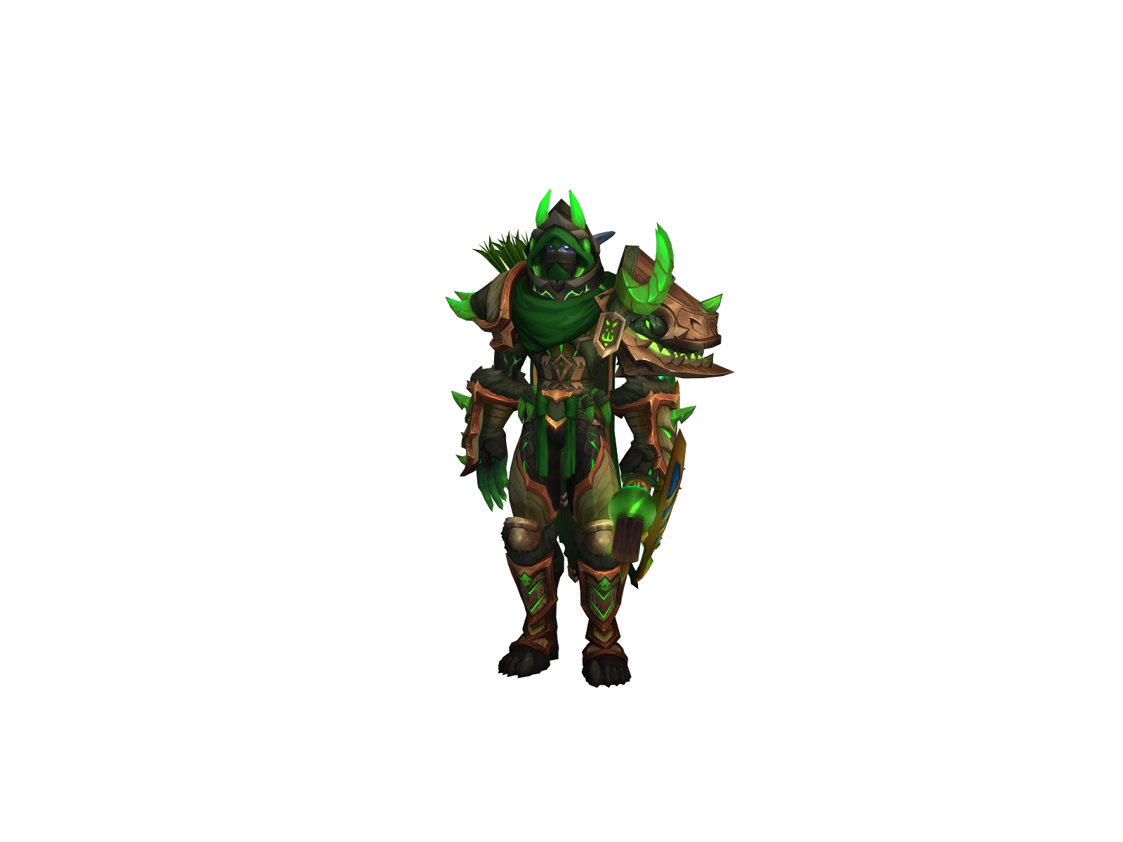 Disengaged 3D character render