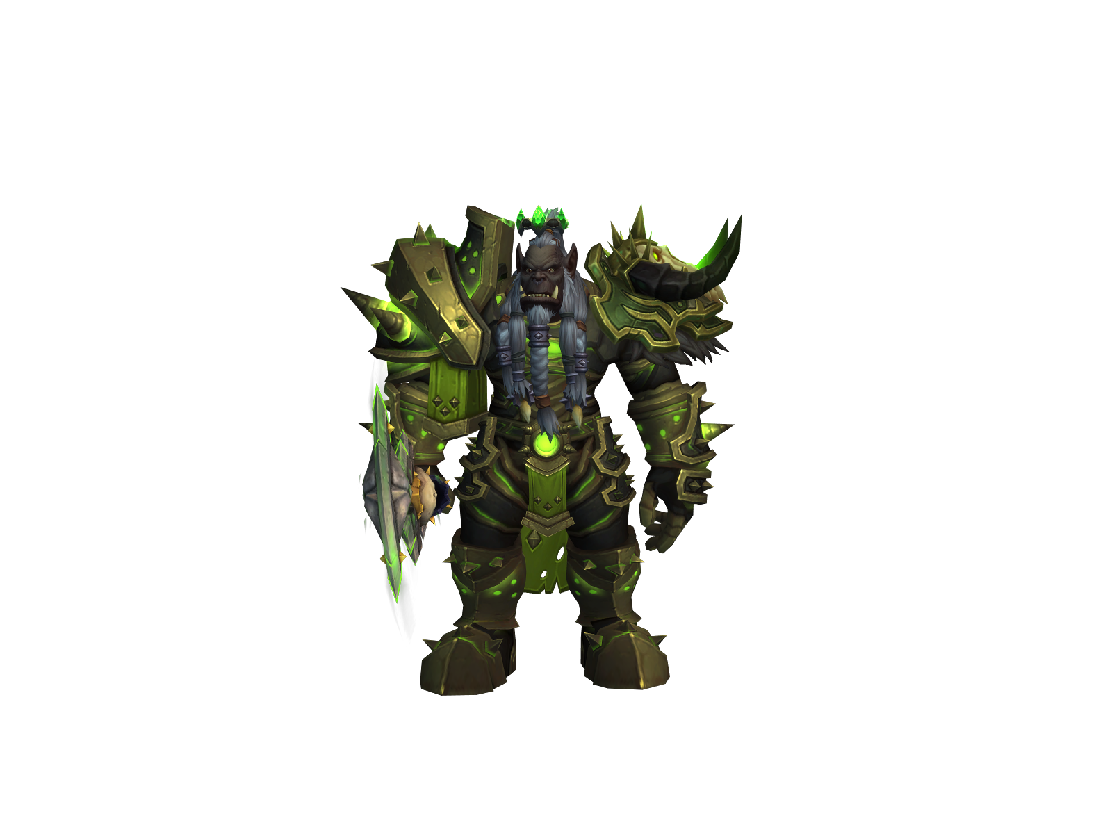 Makubá 3D character render
