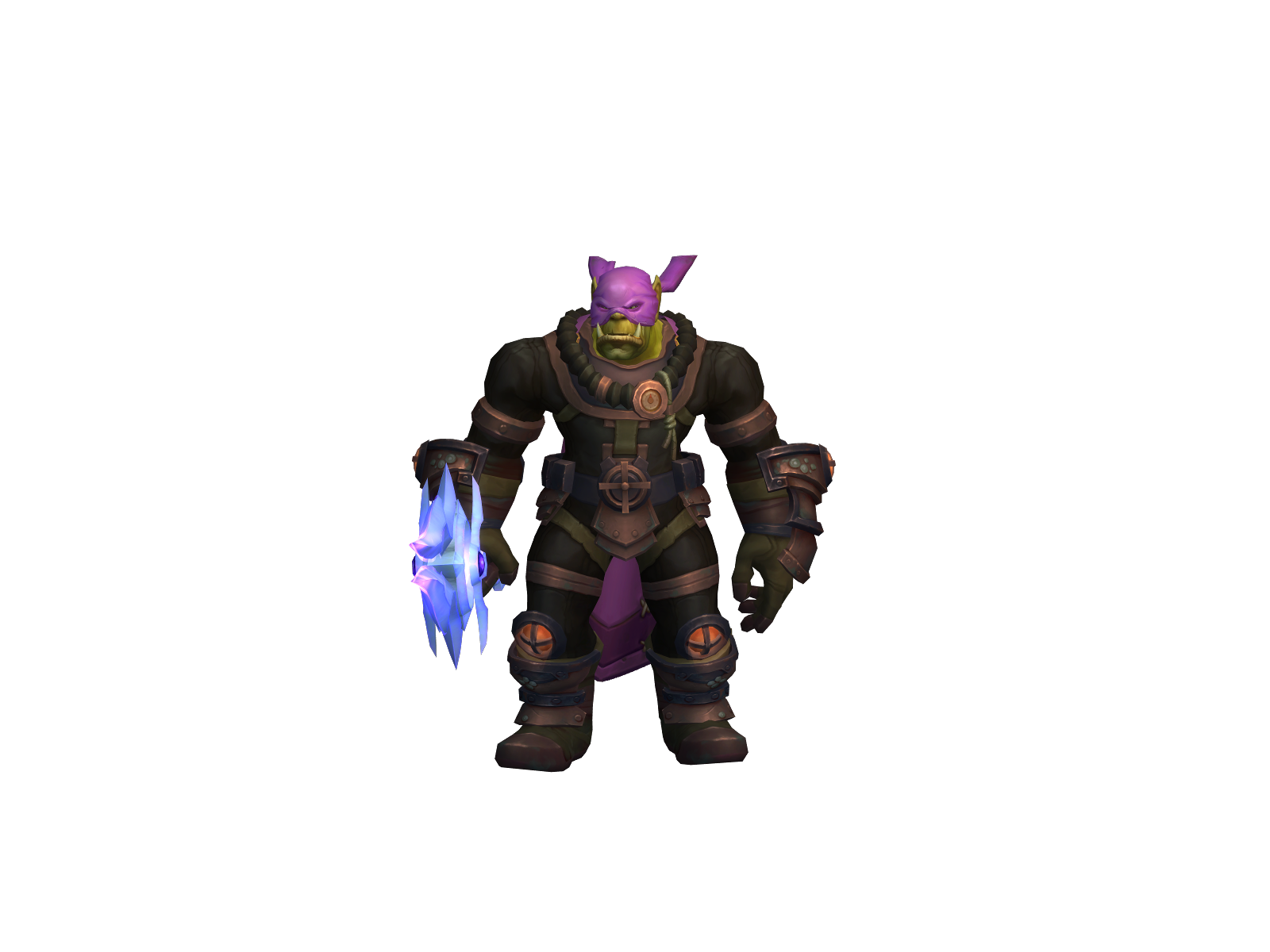 Moïne 3D character render