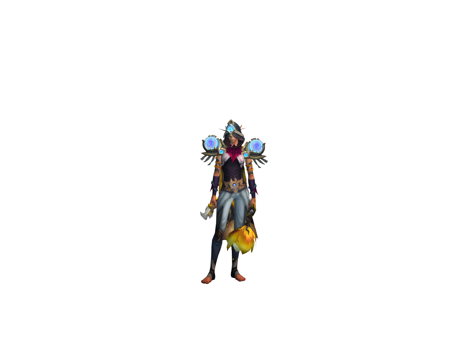 Maleku 3D character render