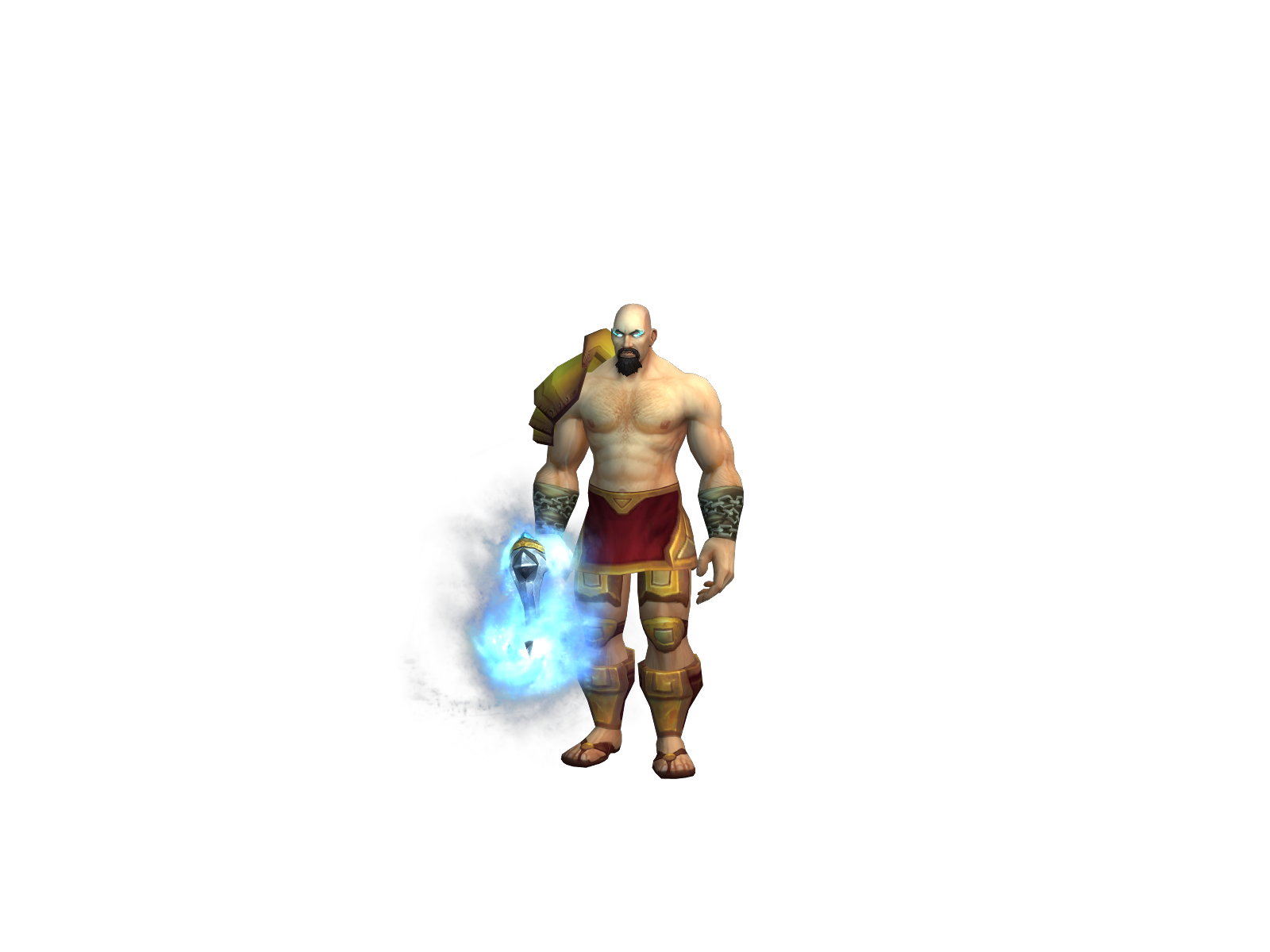 Krätos 3D character render