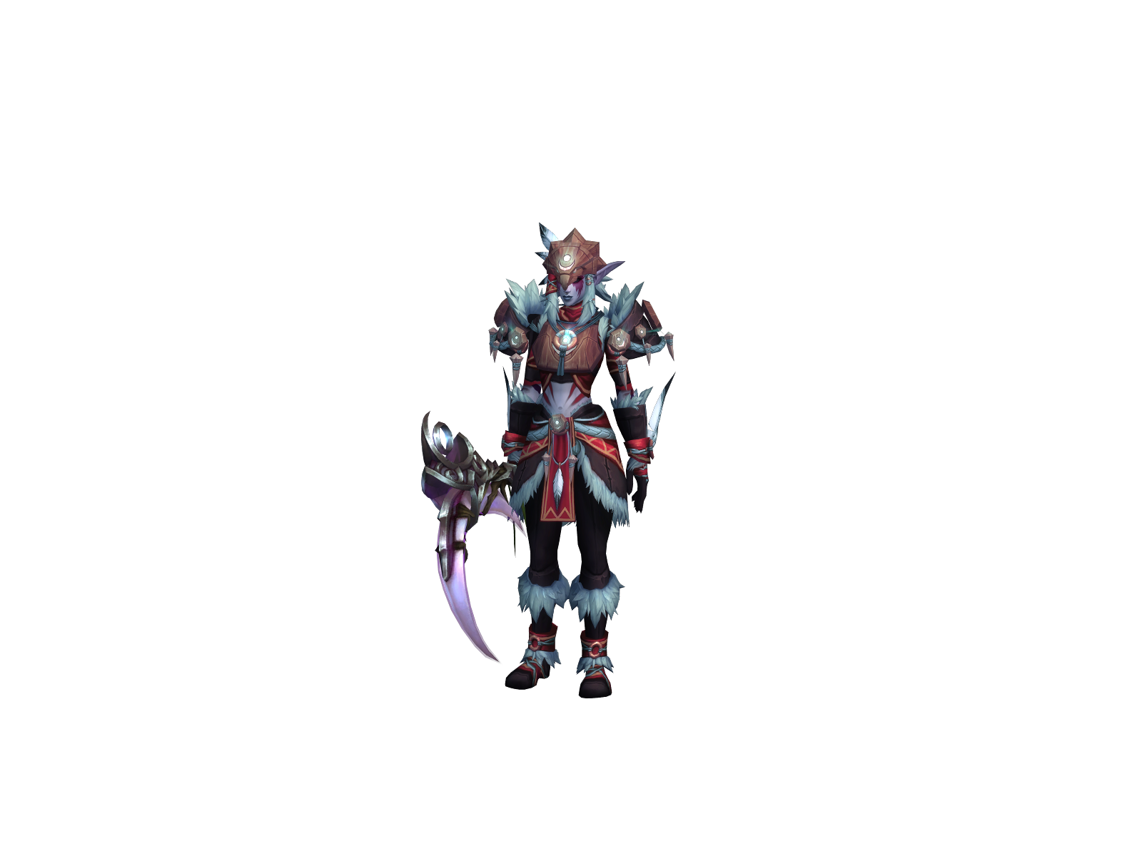 Wounds 3D character render
