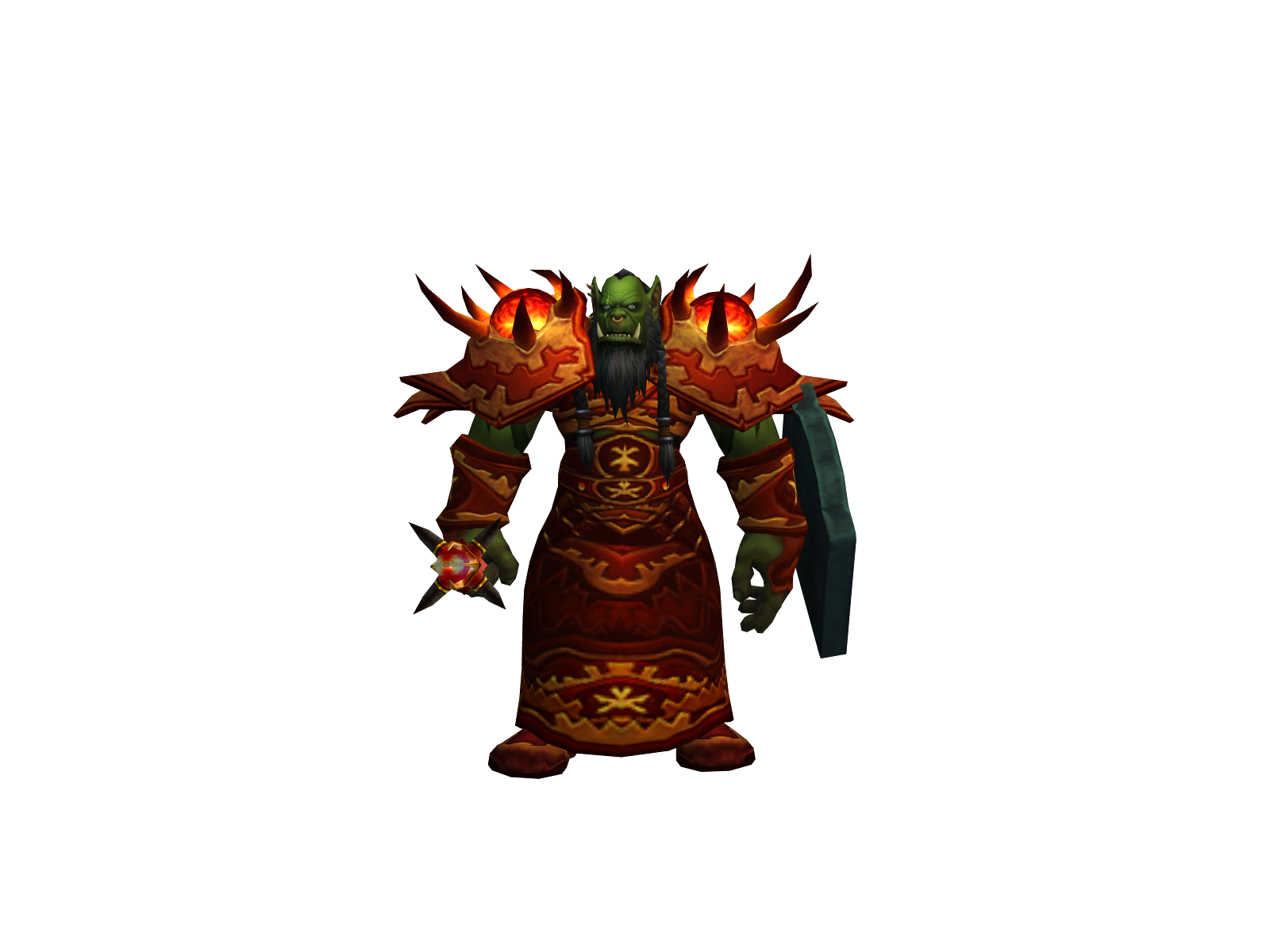 Wovoka 3D character render