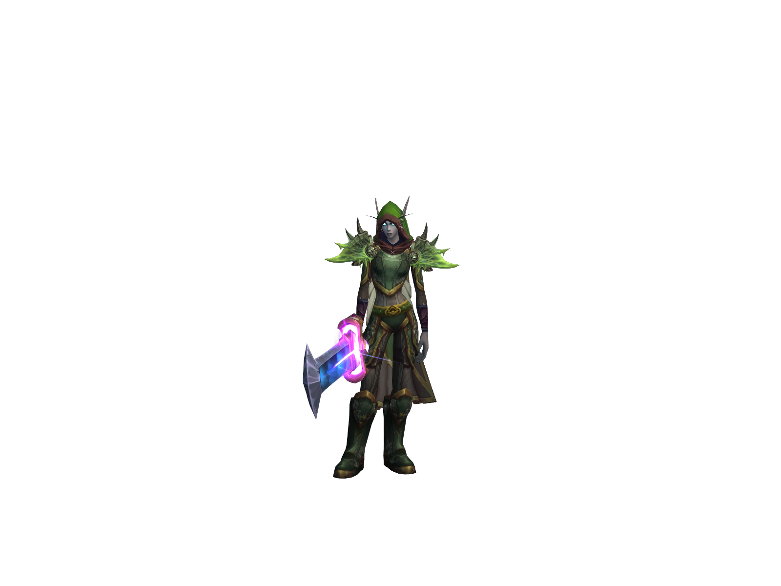 Reticence 3D character render