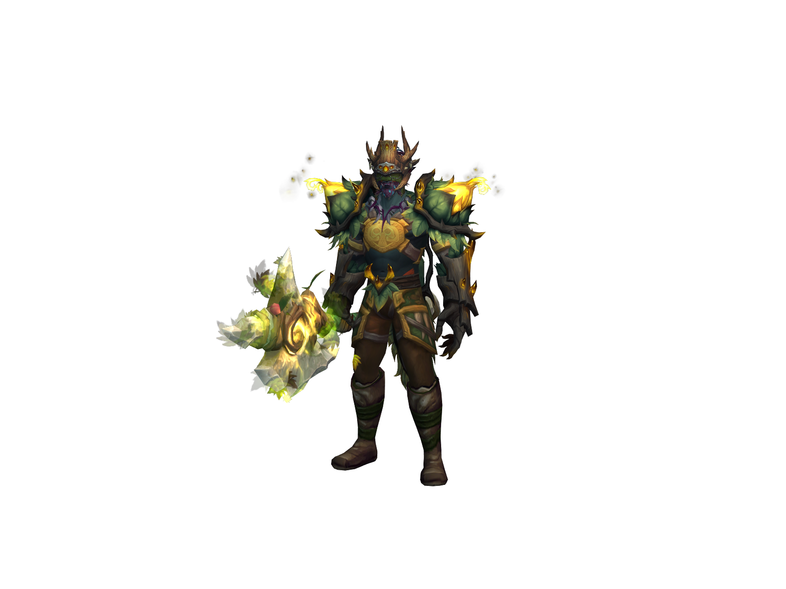 Bushey 3D character render