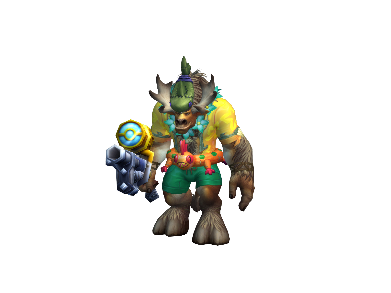 Sleepywood 3D character render