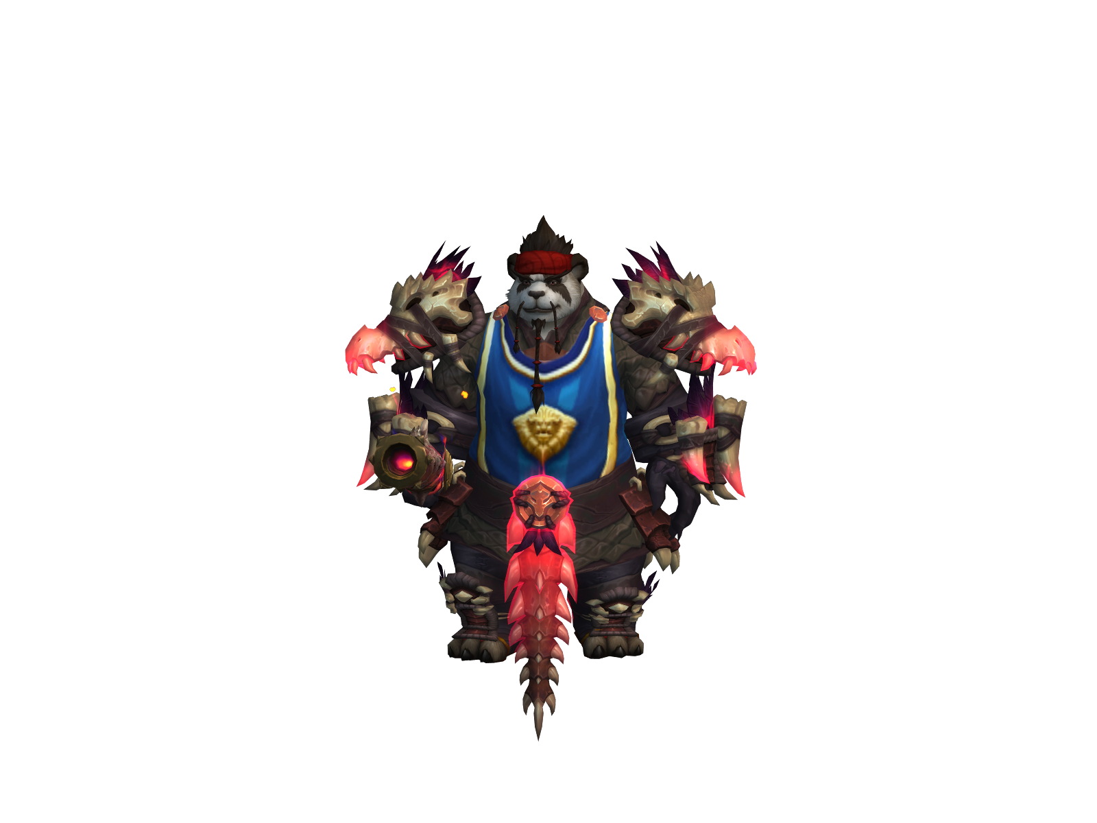 Charmpandaz 3D character render