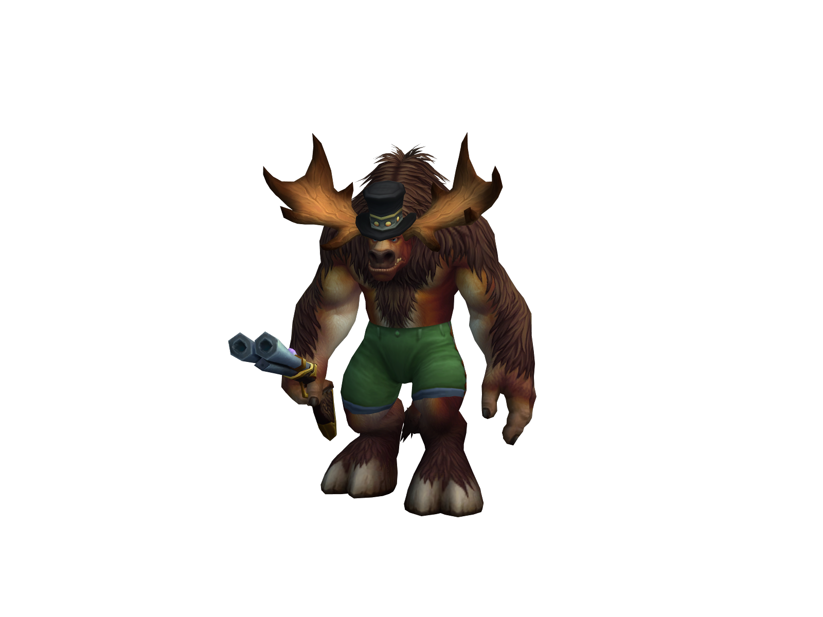 Déstrum 3D character render