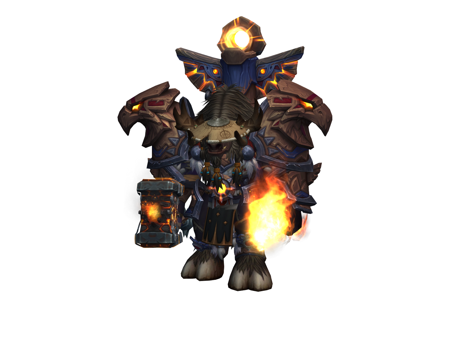 Madnhairy 3D character render