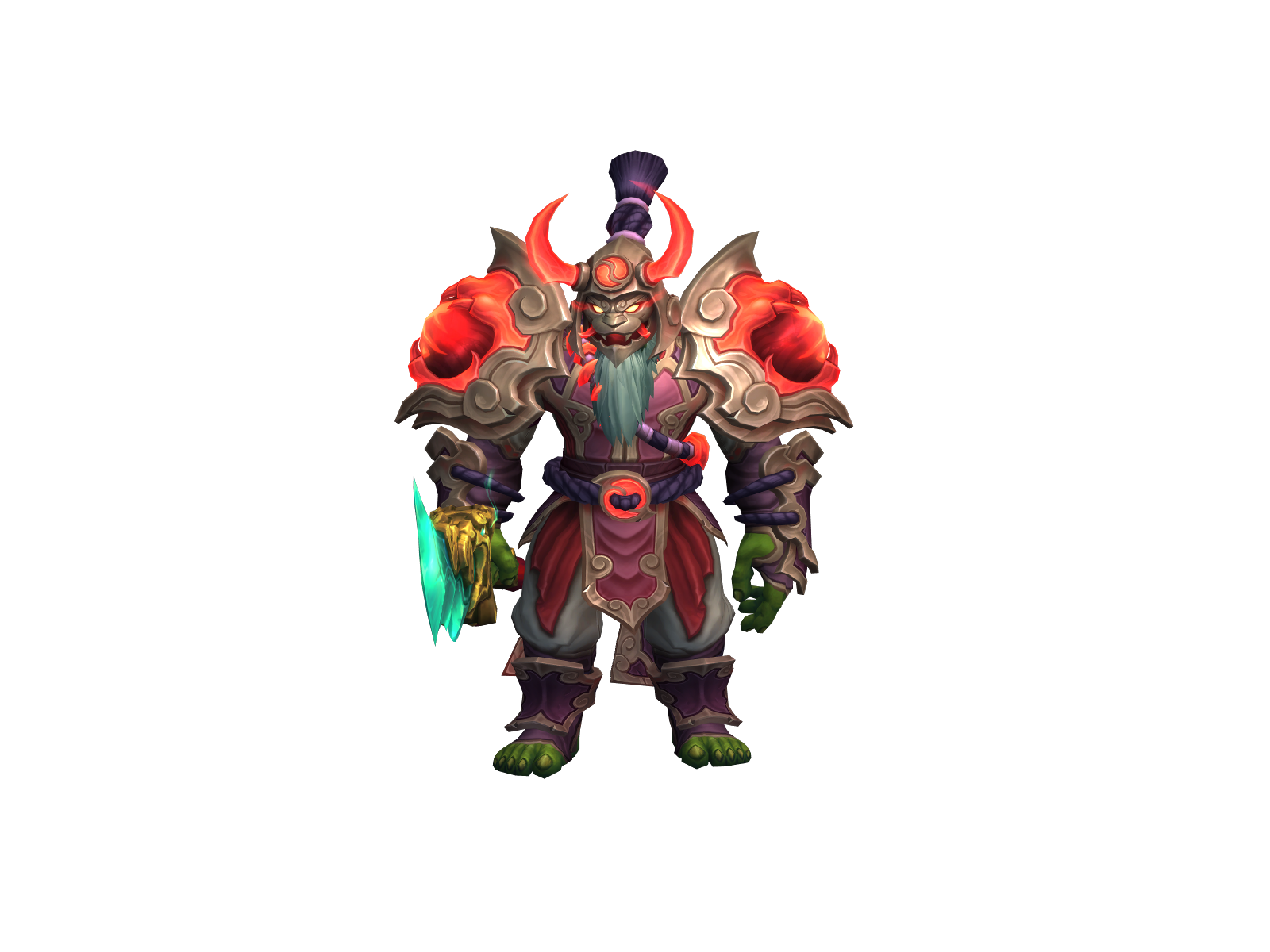 Fléurs 3D character render