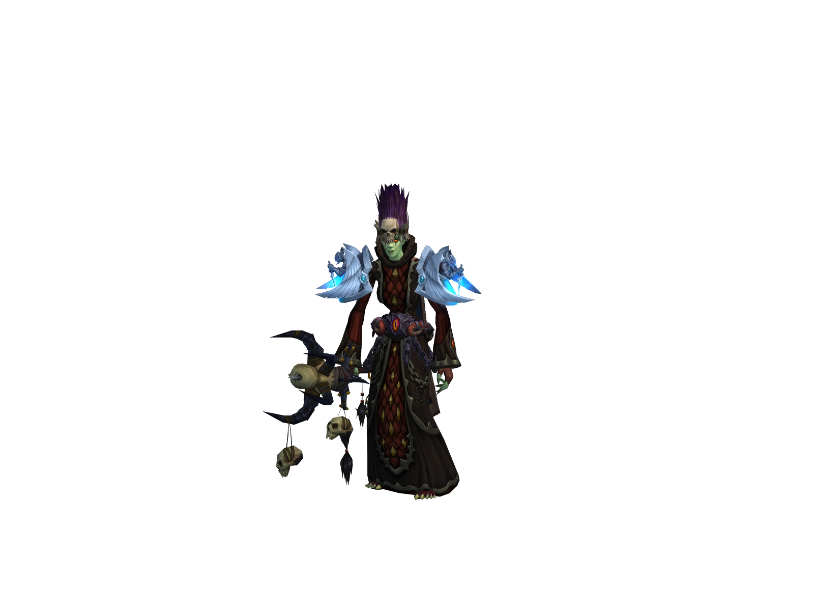 Alphabum 3D character render