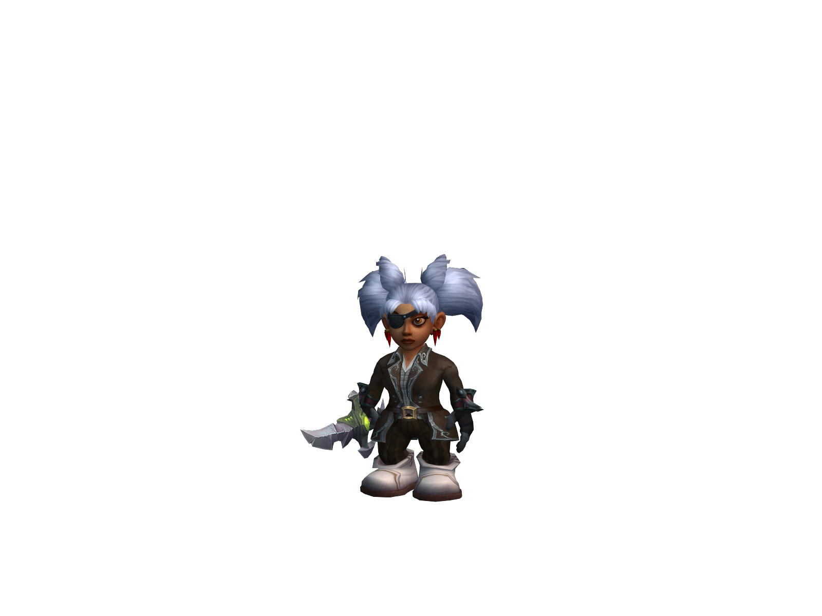Gothgurl 3D character render