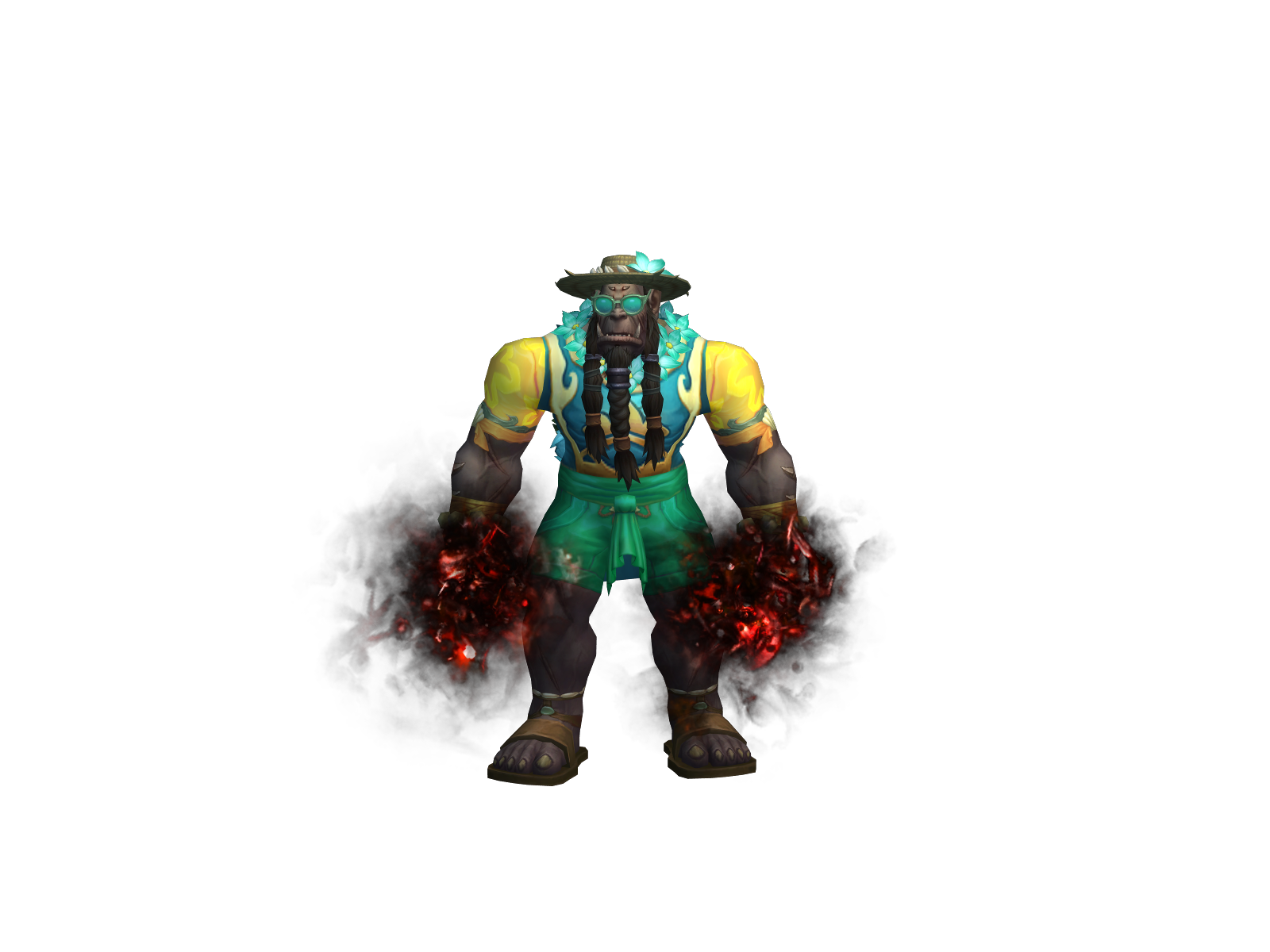 Shamwów 3D character render