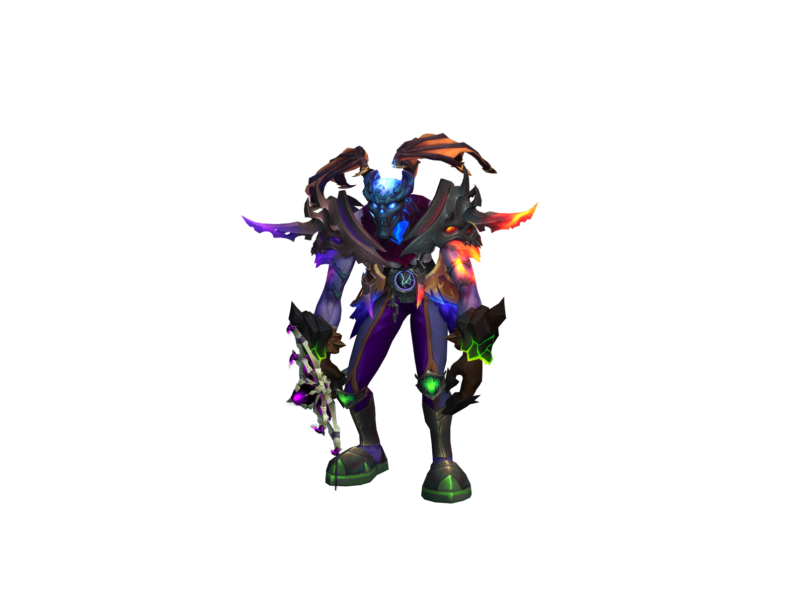 Saggin 3D character render