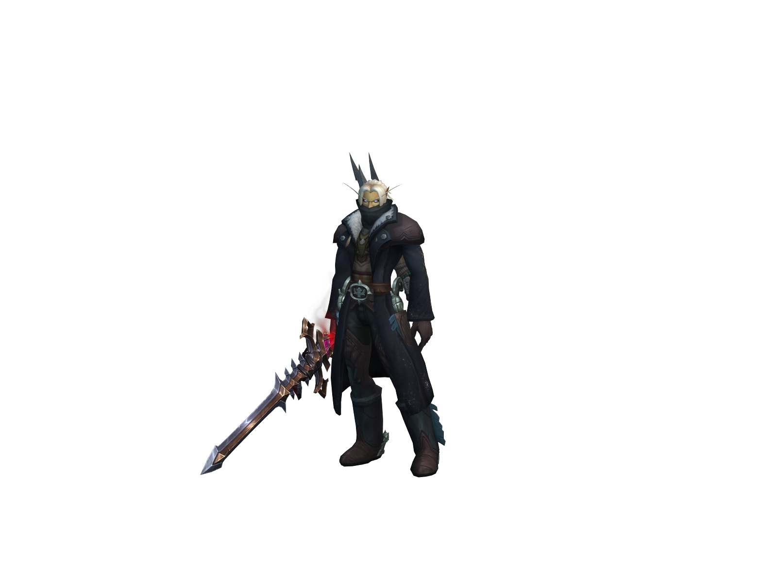 Alluxian 3D character render