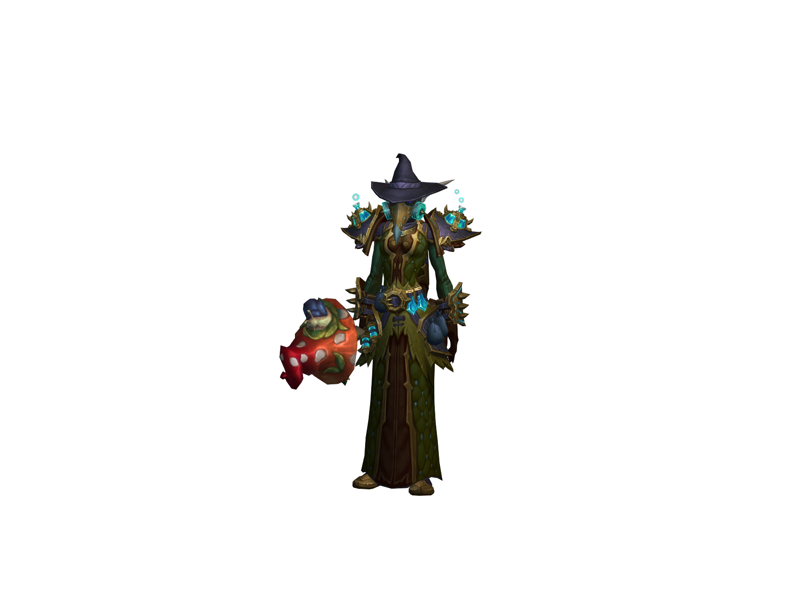 Nyxier 3D character render