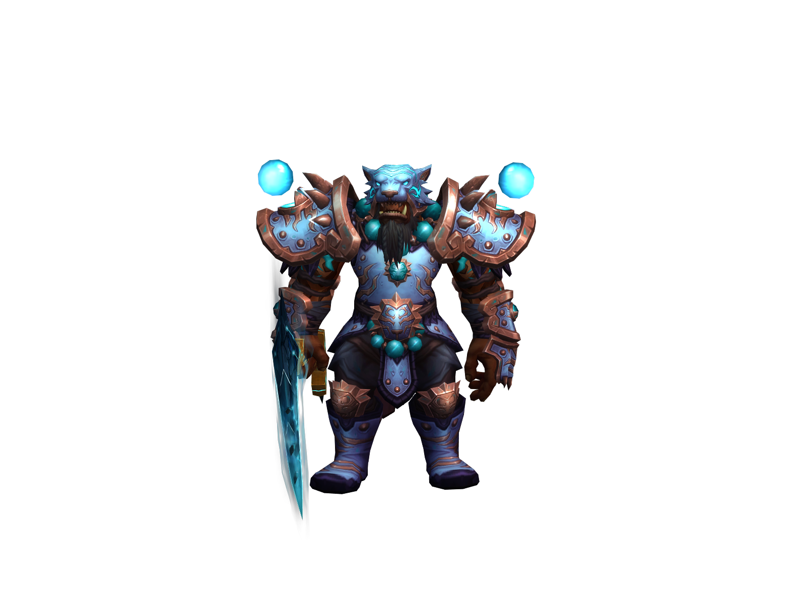Orcinmonk 3D character render