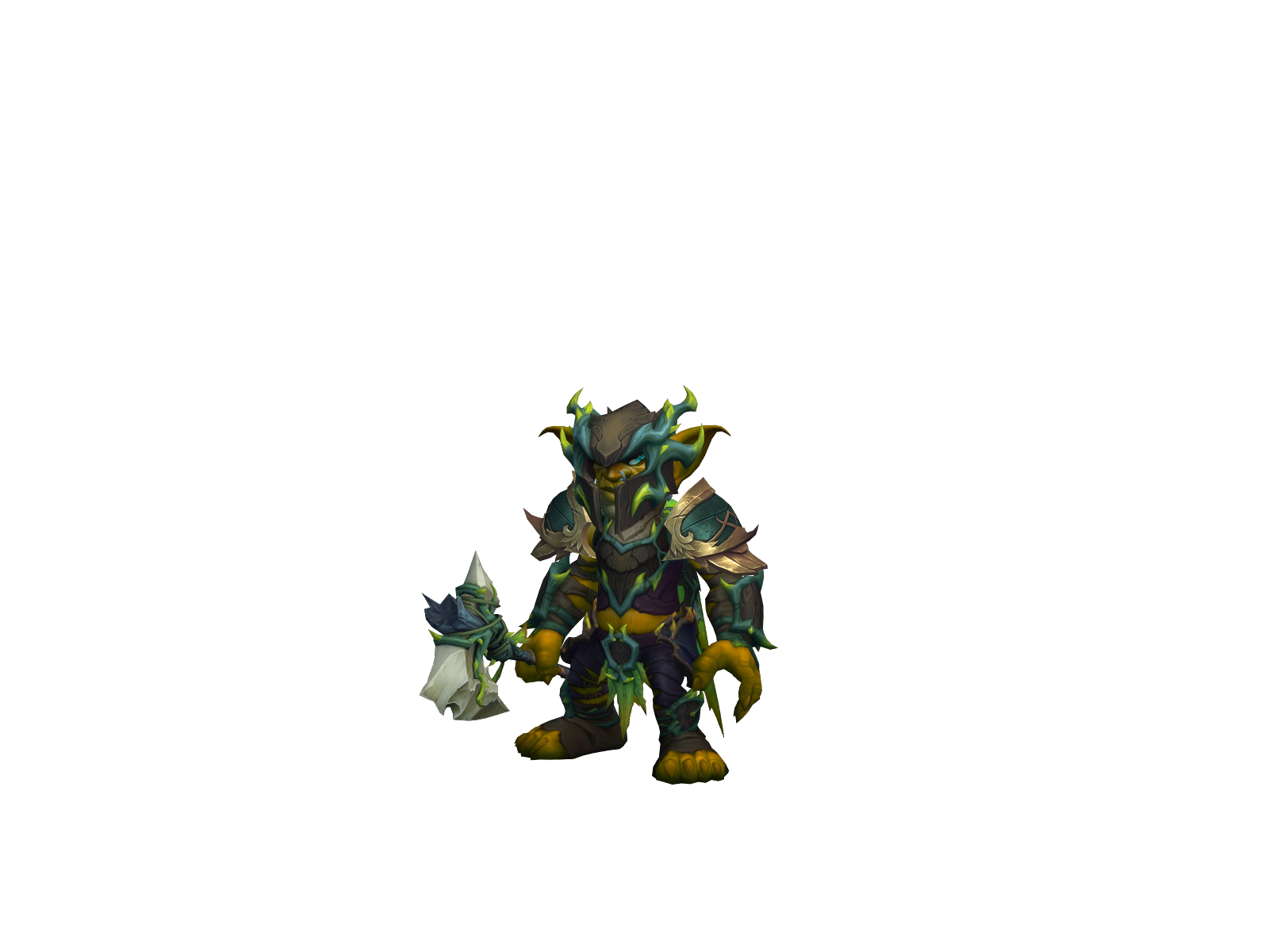 Zeeon 3D character render