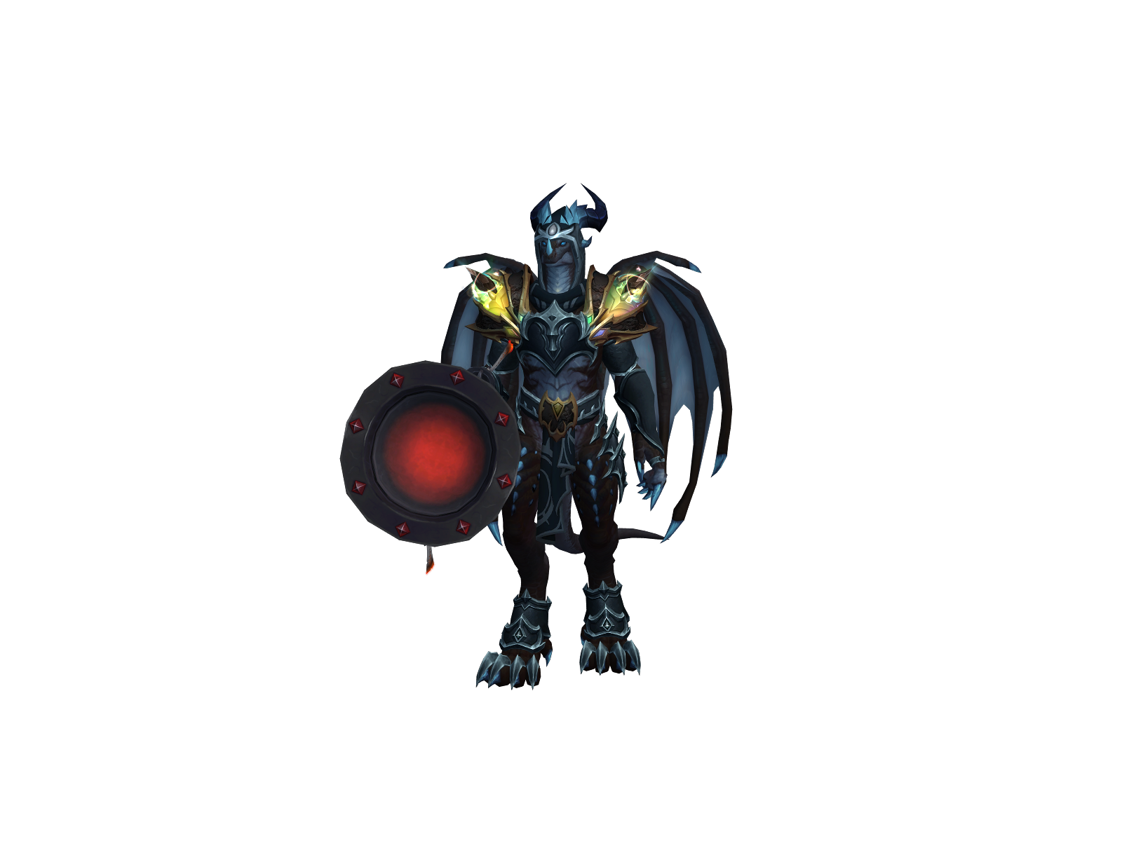 Scaley 3D character render