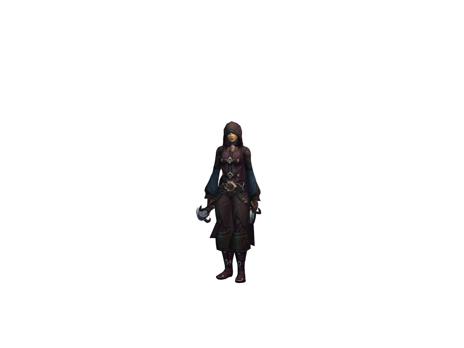 Silviashadow 3D character render