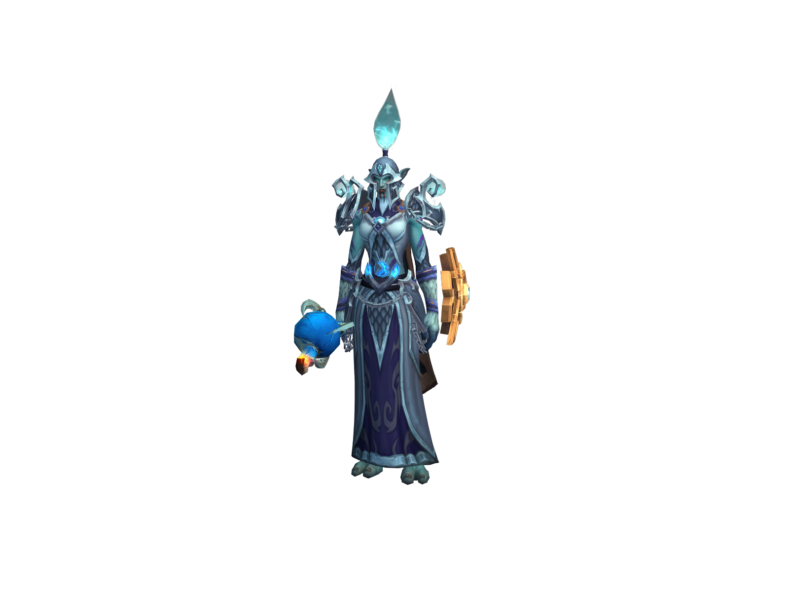 Overipette 3D character render