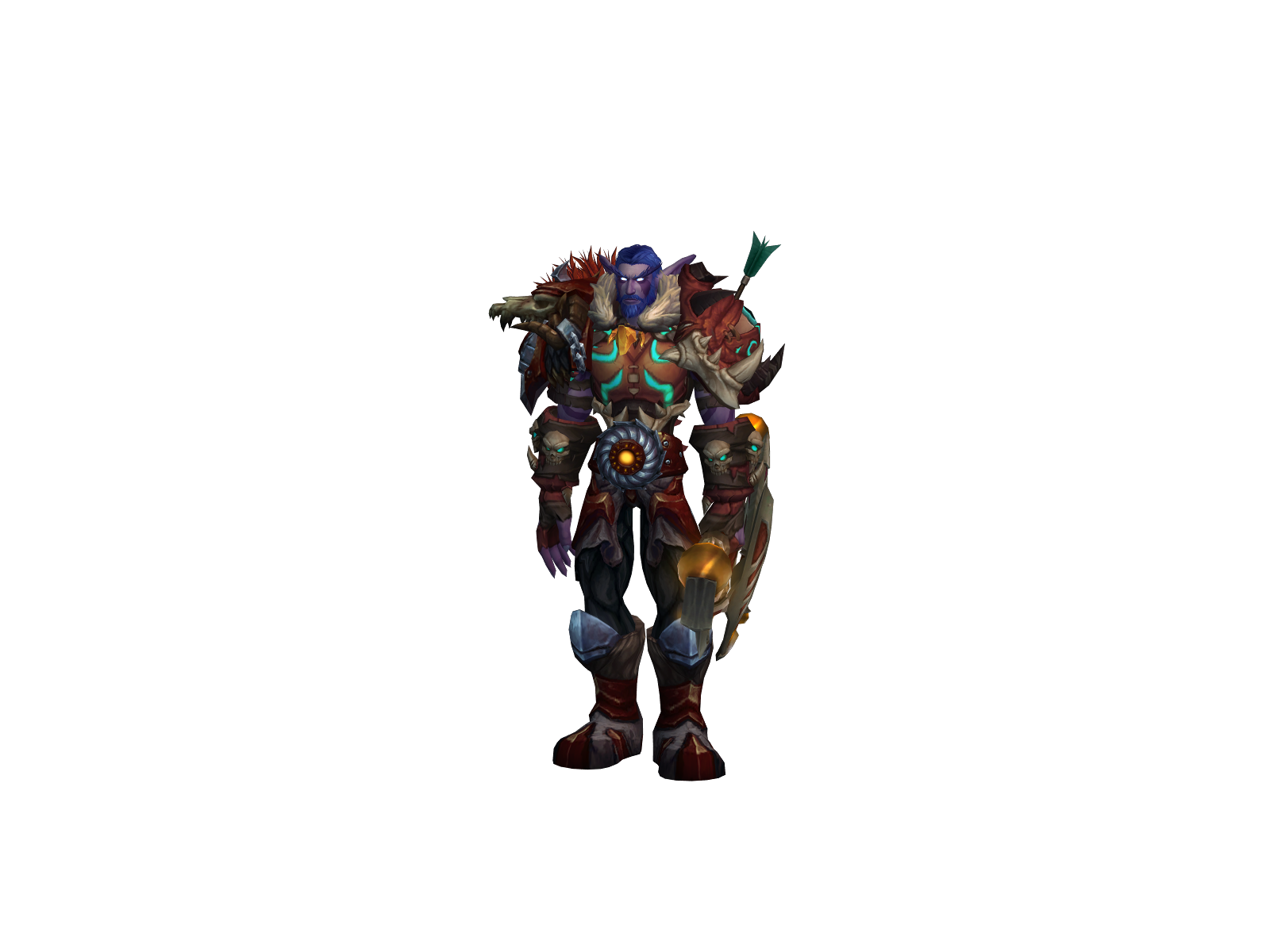 Hesrot 3D character render