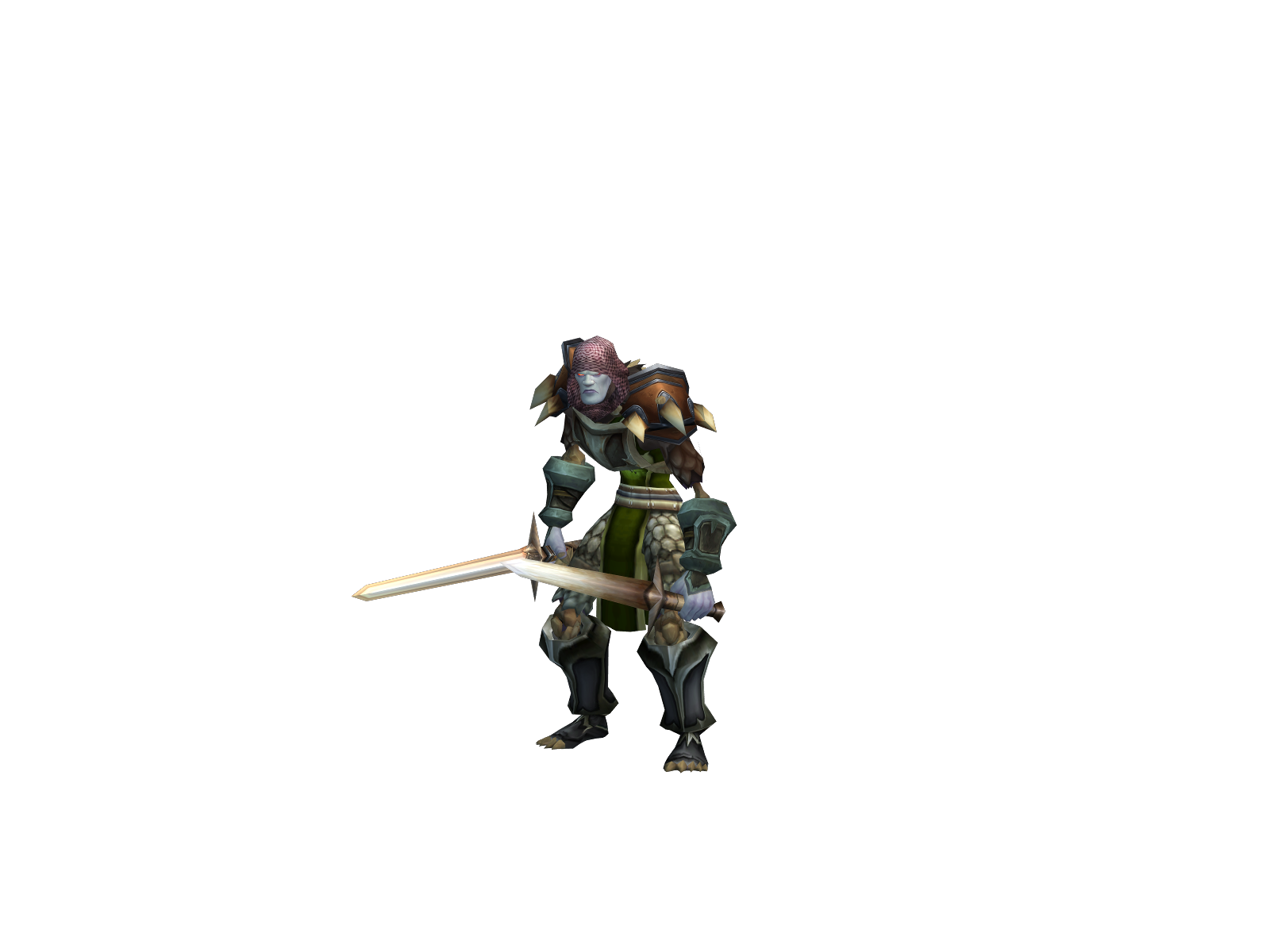 Morté 3D character render