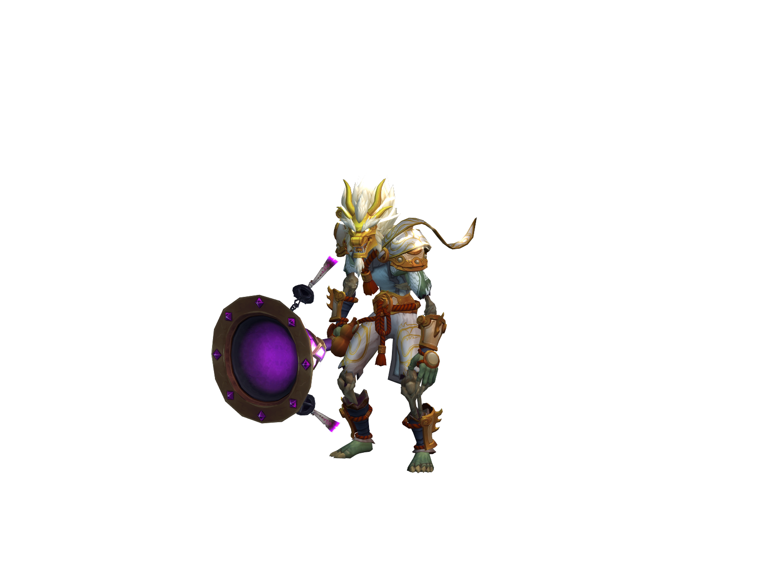 Zendead 3D character render