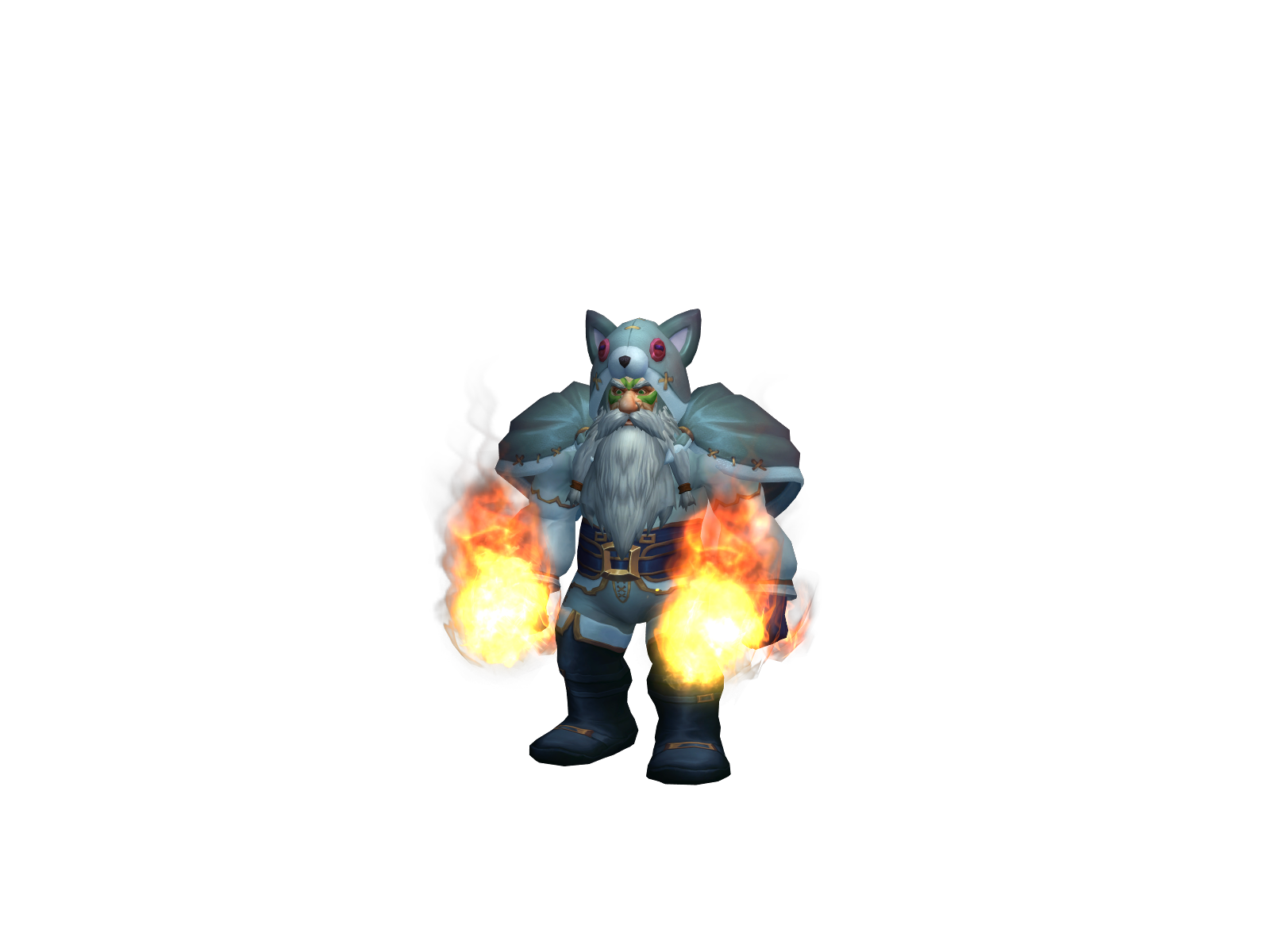 Pizdapounder 3D character render