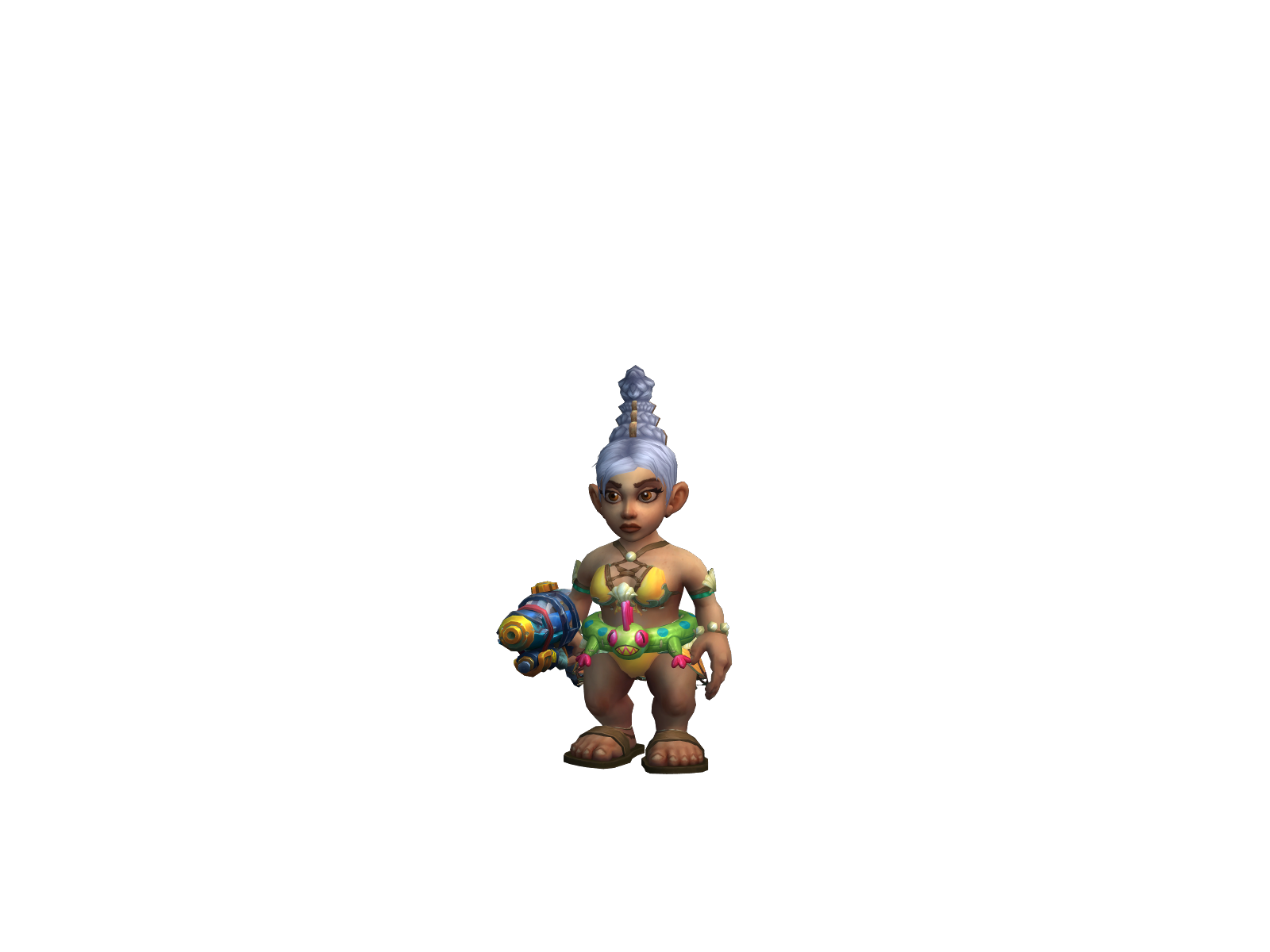 Grannyseiko 3D character render