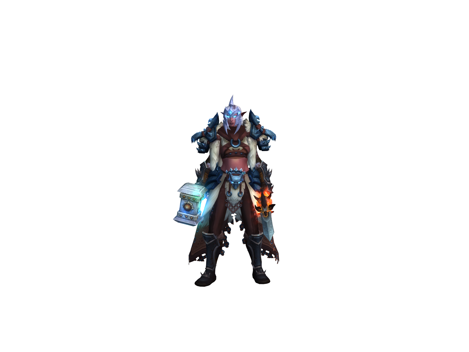 Krystel 3D character render