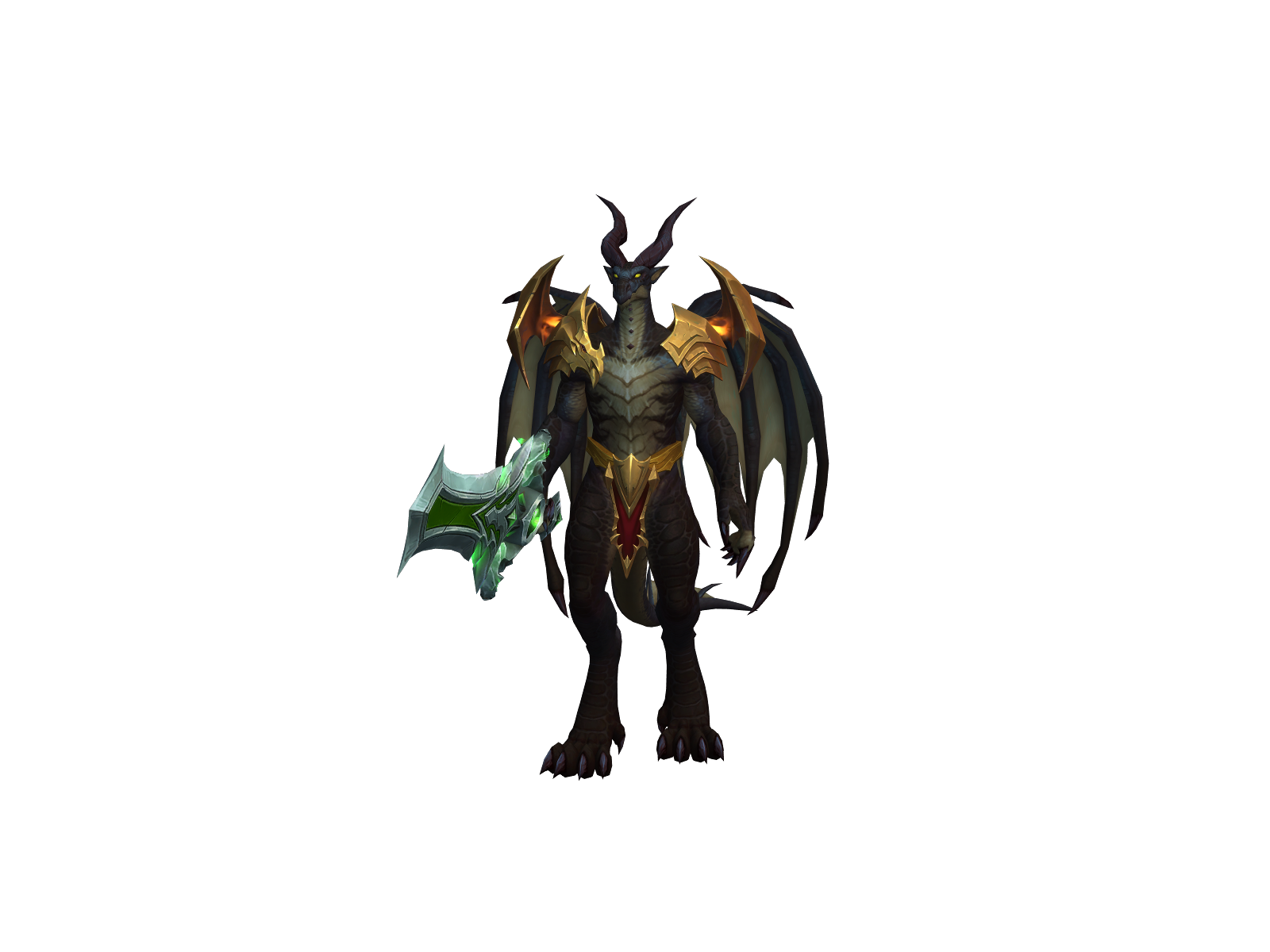 Draxor 3D character render