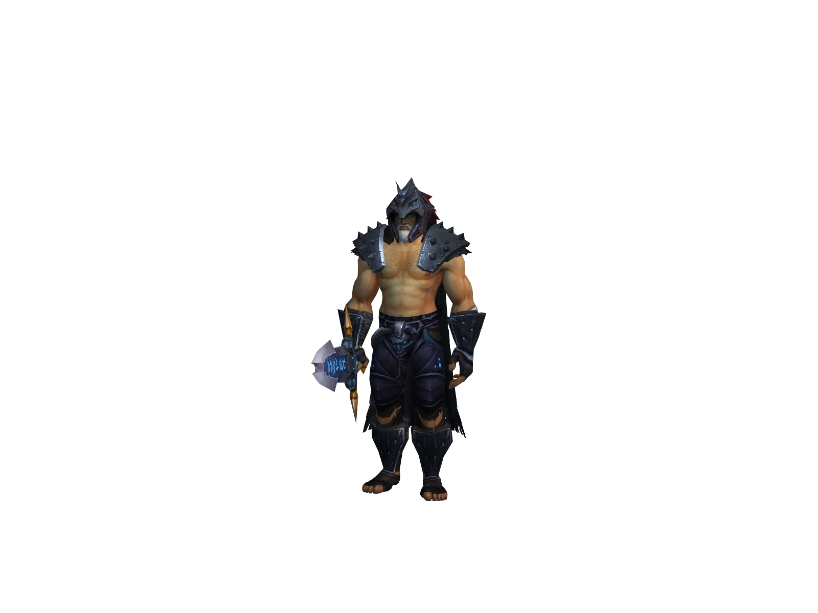 Akrullz 3D character render