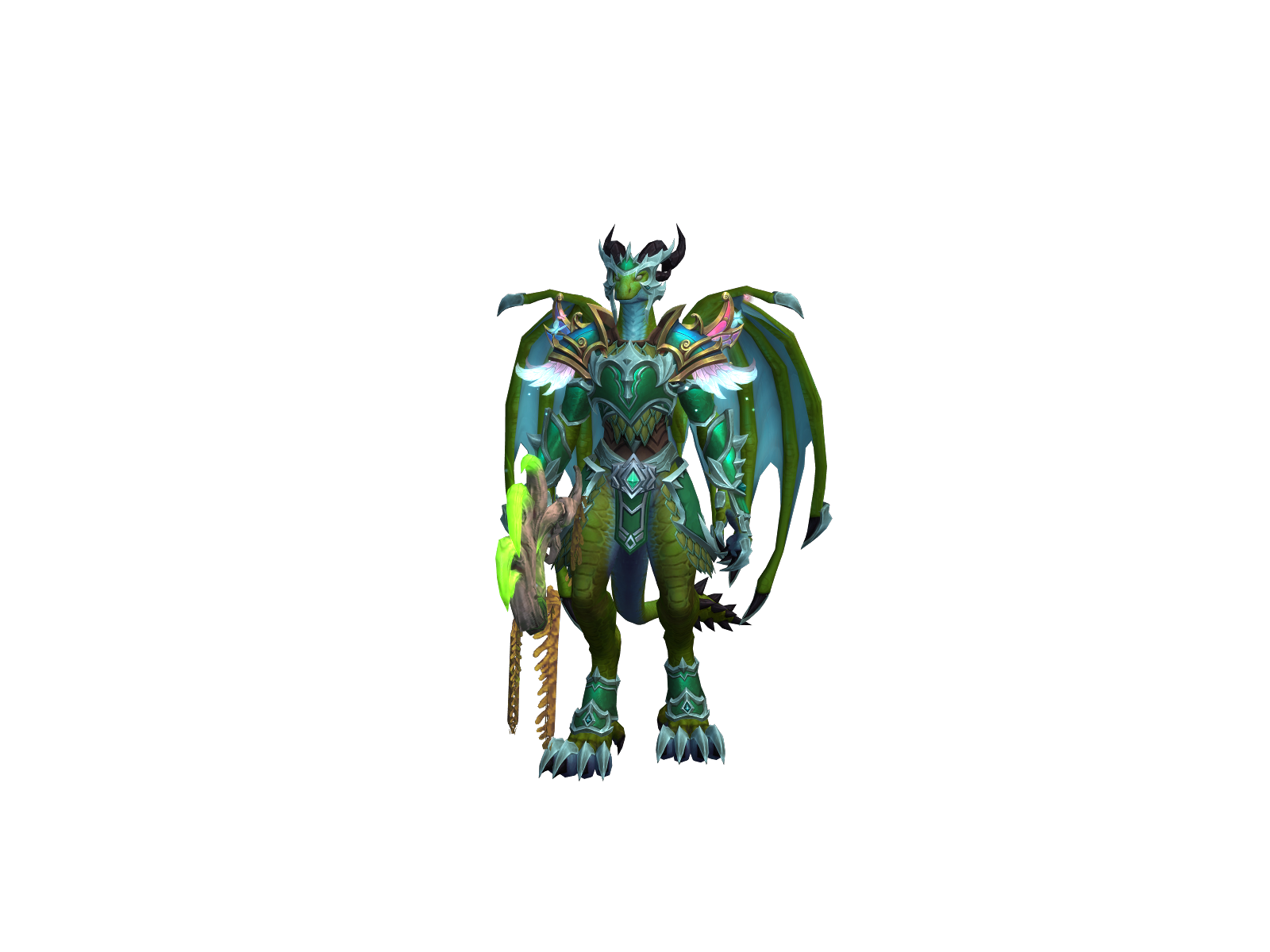 Terastrasza 3D character render