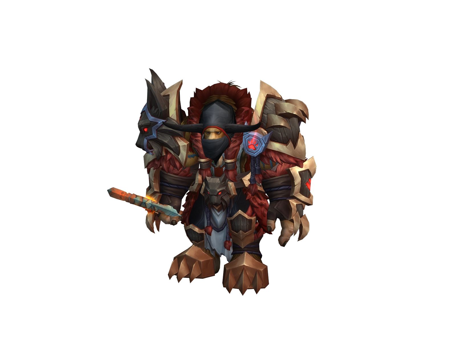 Lahkota 3D character render