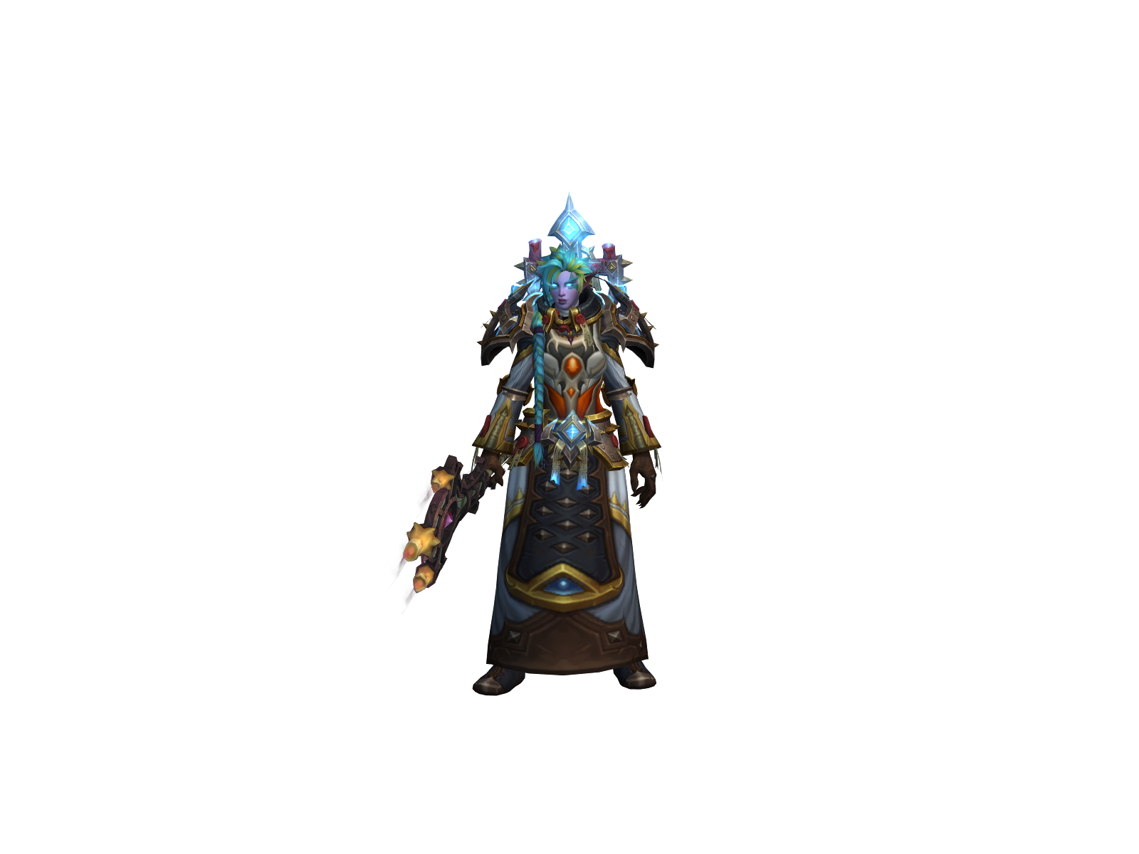 Rhyas 3D character render