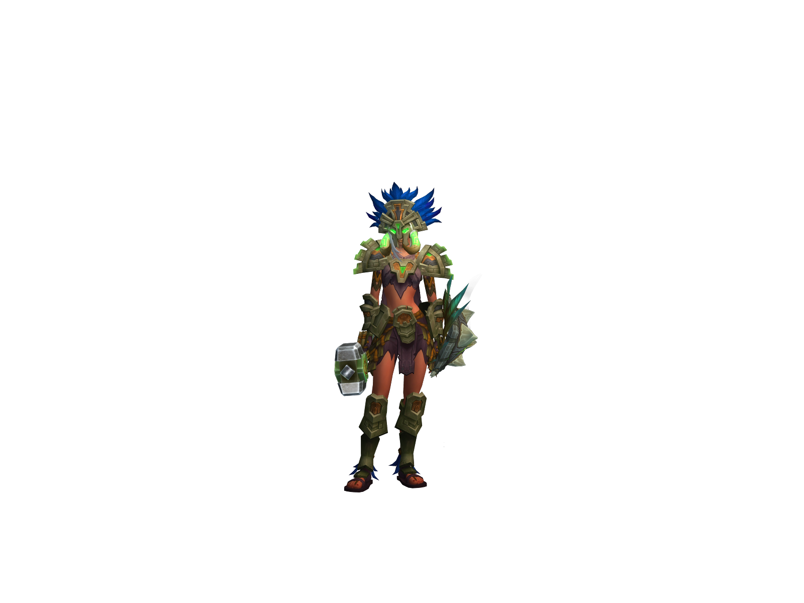 Zelbess 3D character render