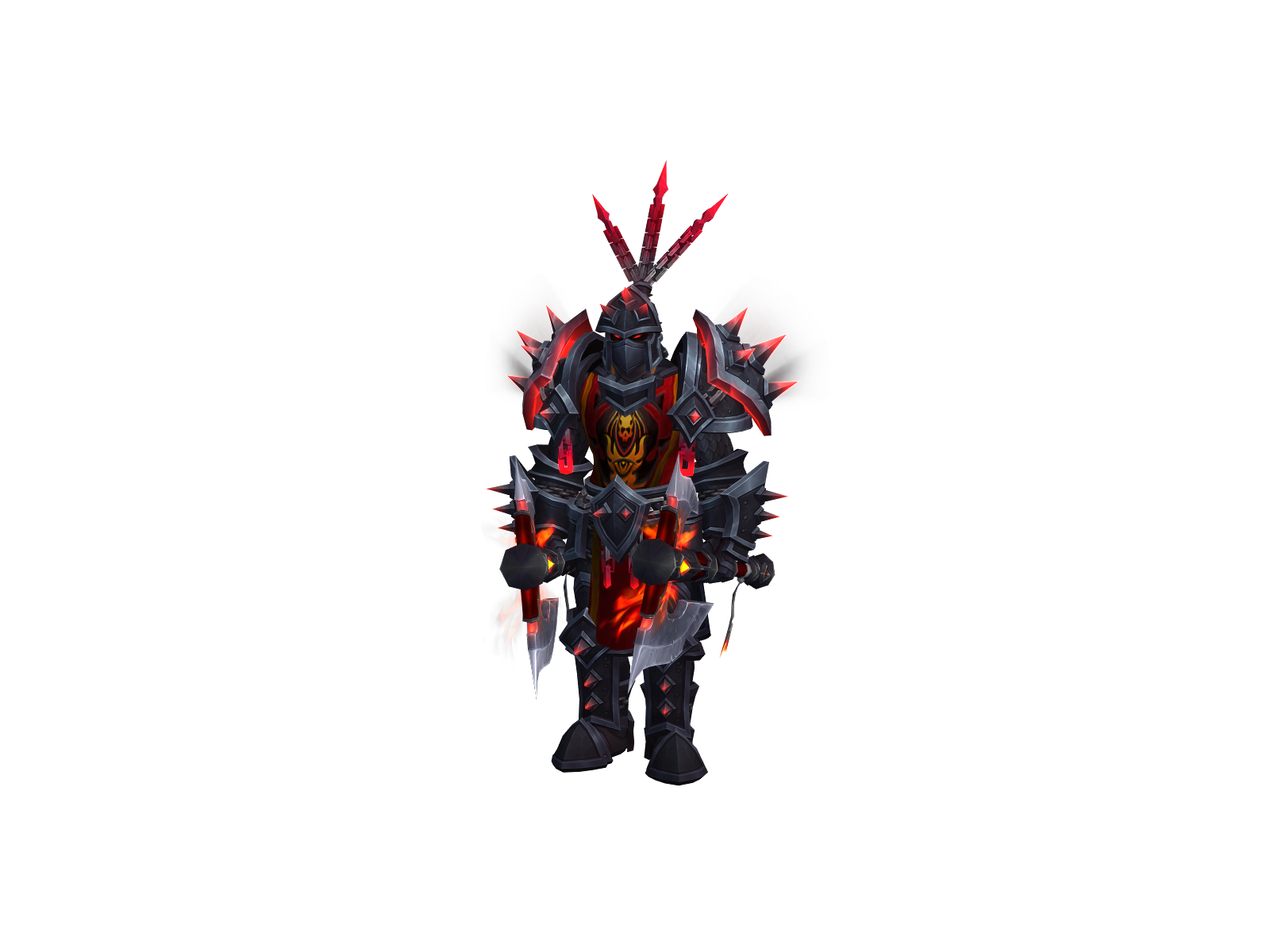 Hópslam 3D character render