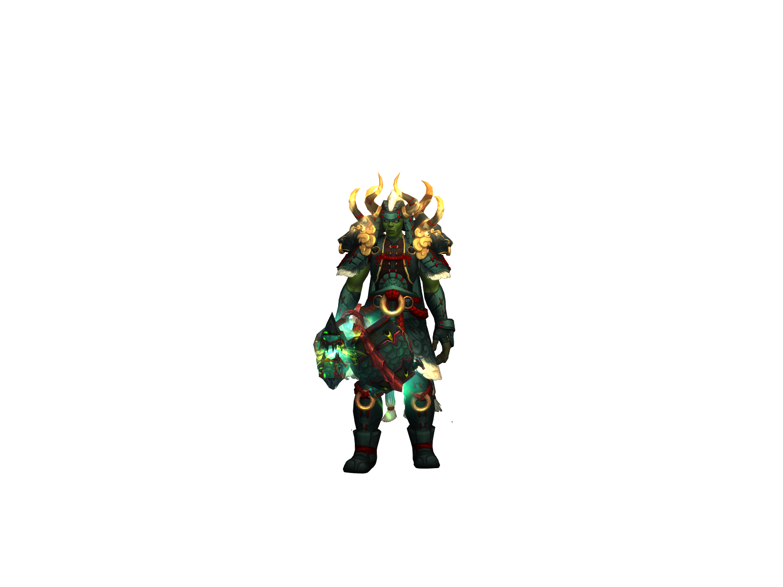 Mamonk 3D character render