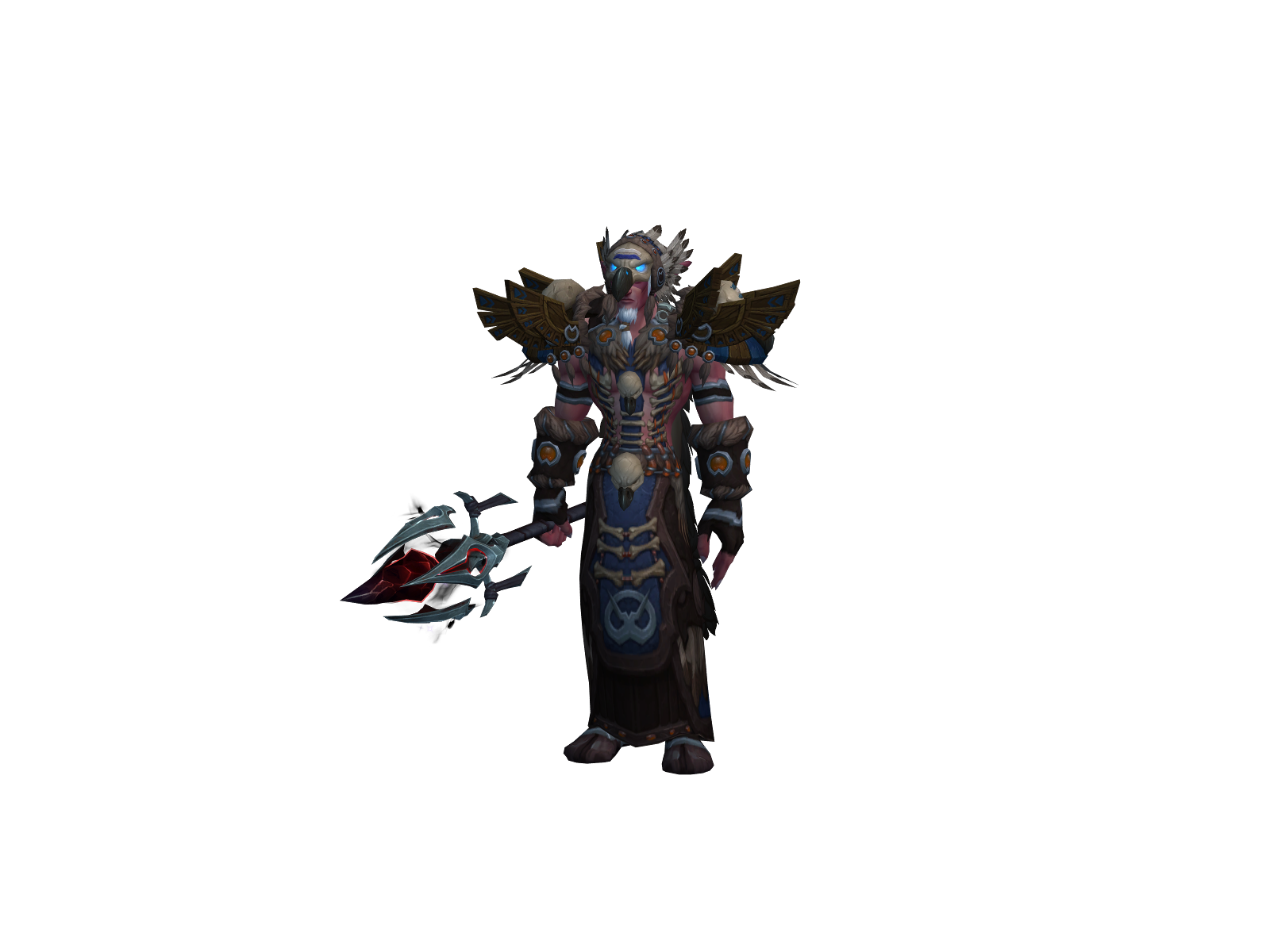 Midexeme 3D character render