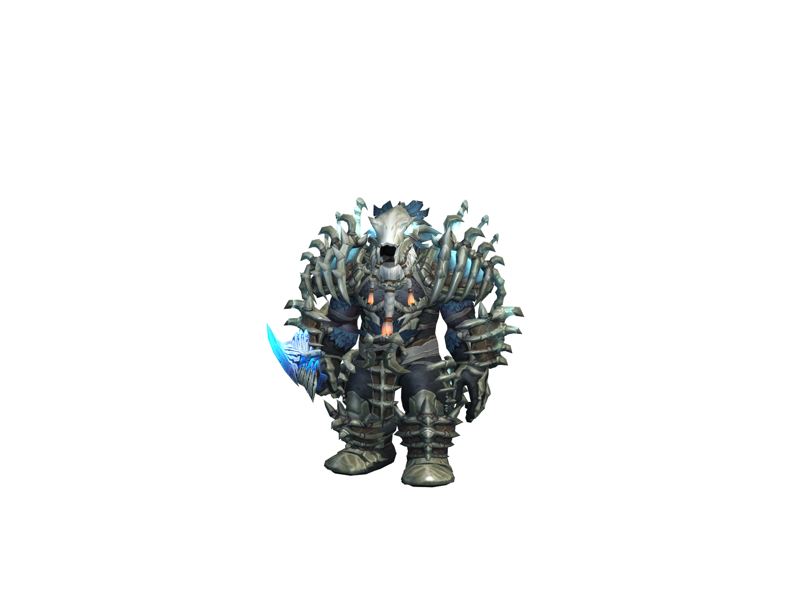 Unhumanati 3D character render