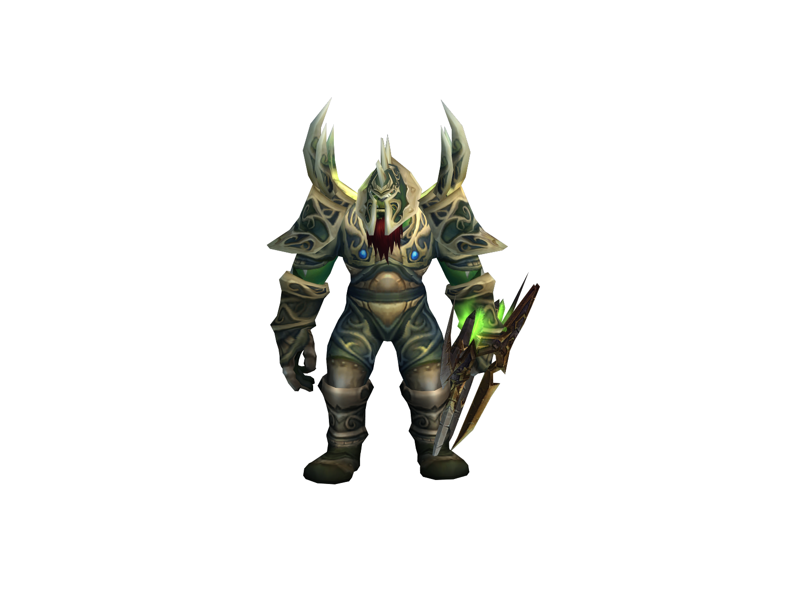 Zuullrrc 3D character render