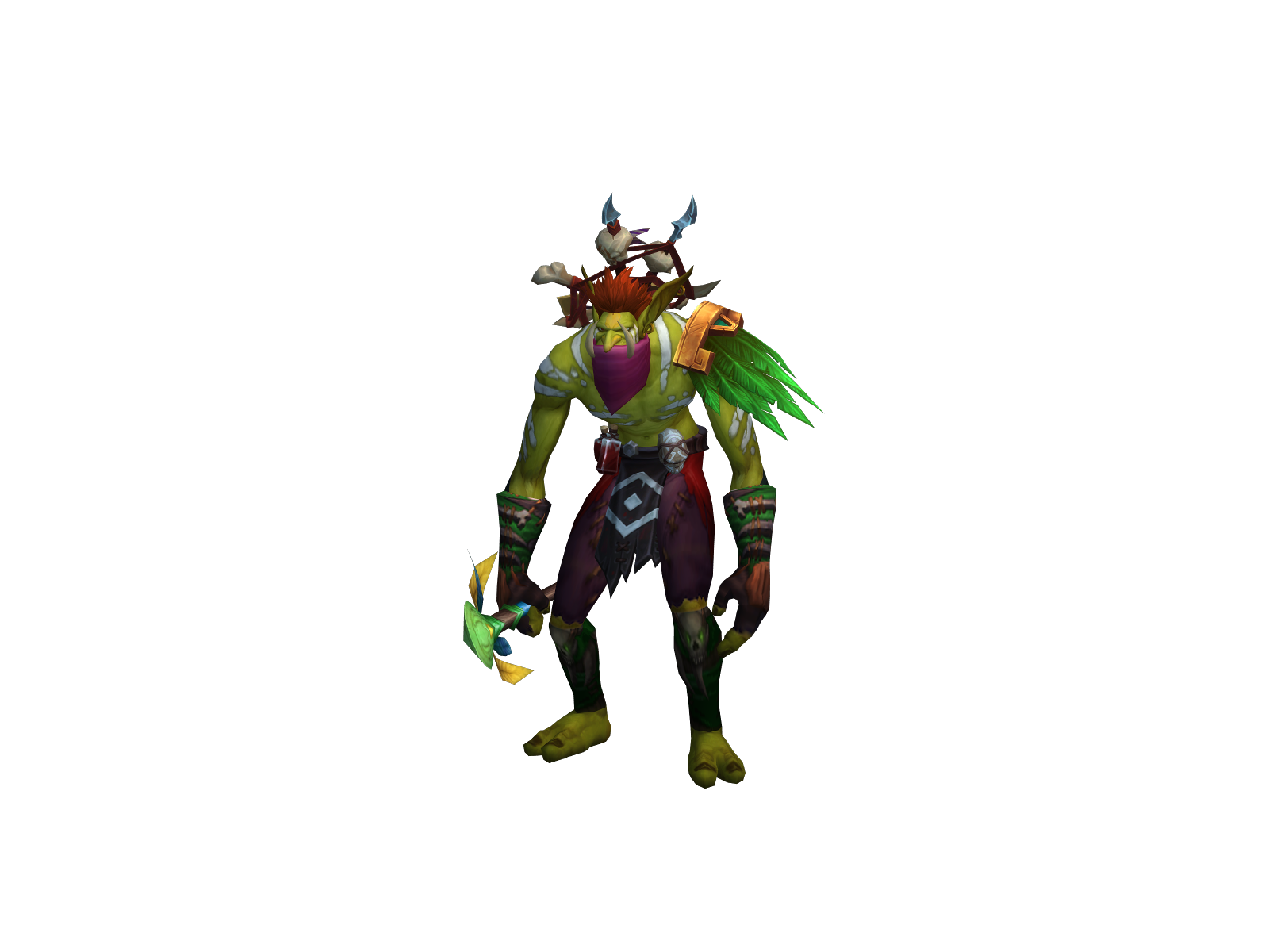 Hexior 3D character render