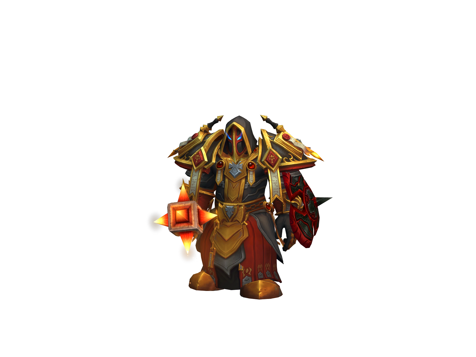 Elfogon 3D character render