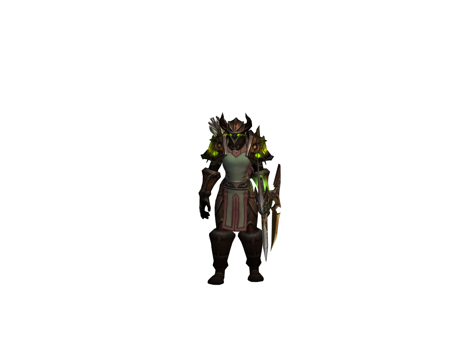 Biggreenegg 3D character render