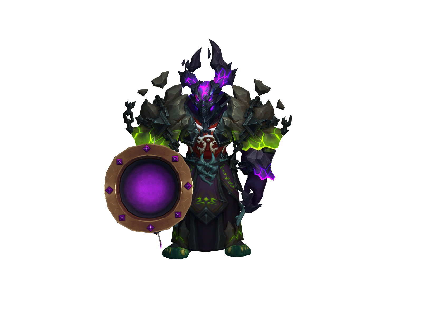 Drummalock 3D character render