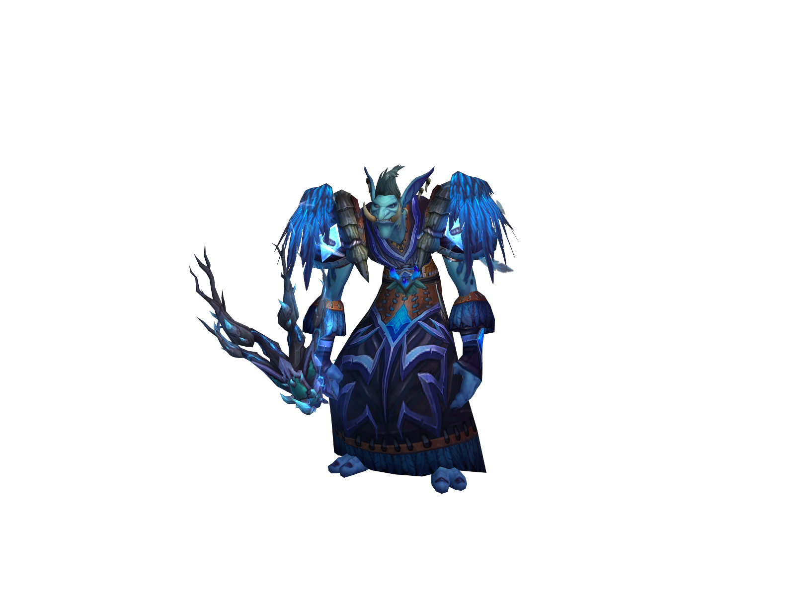 Courbature 3D character render