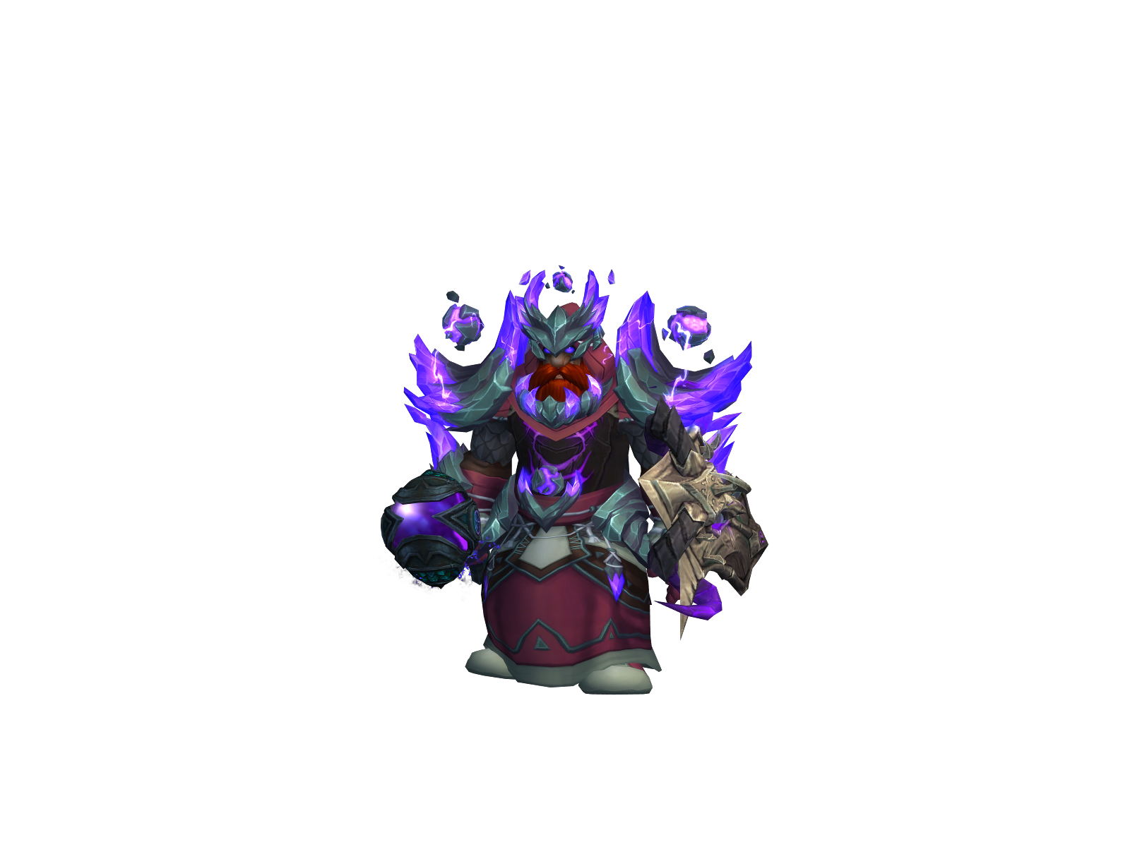 Gothier 3D character render