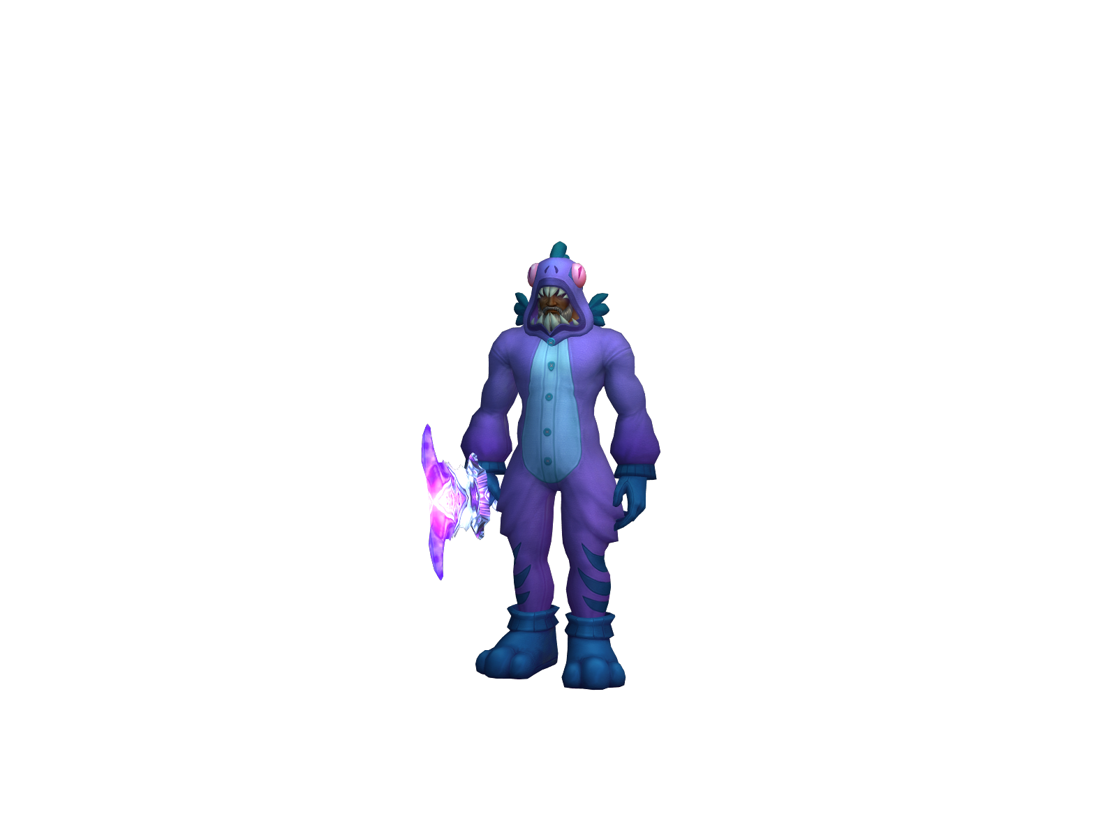 Packetlag 3D character render