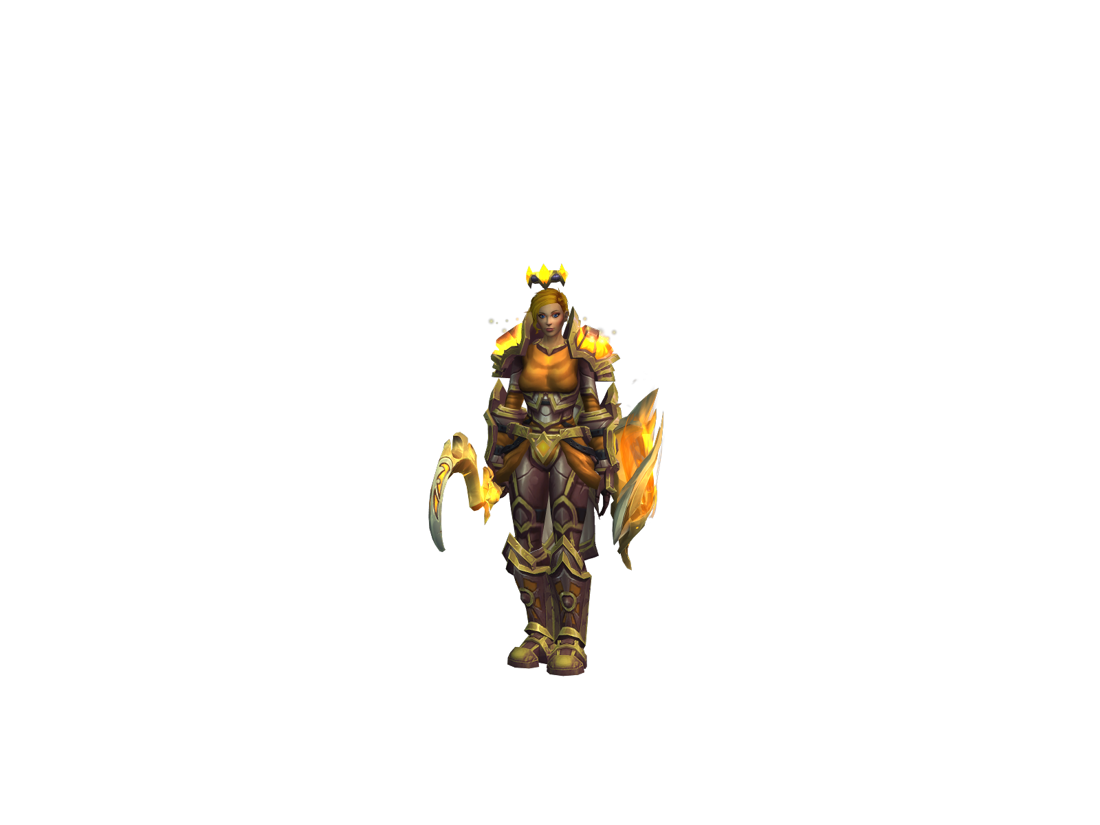 Pêâch 3D character render